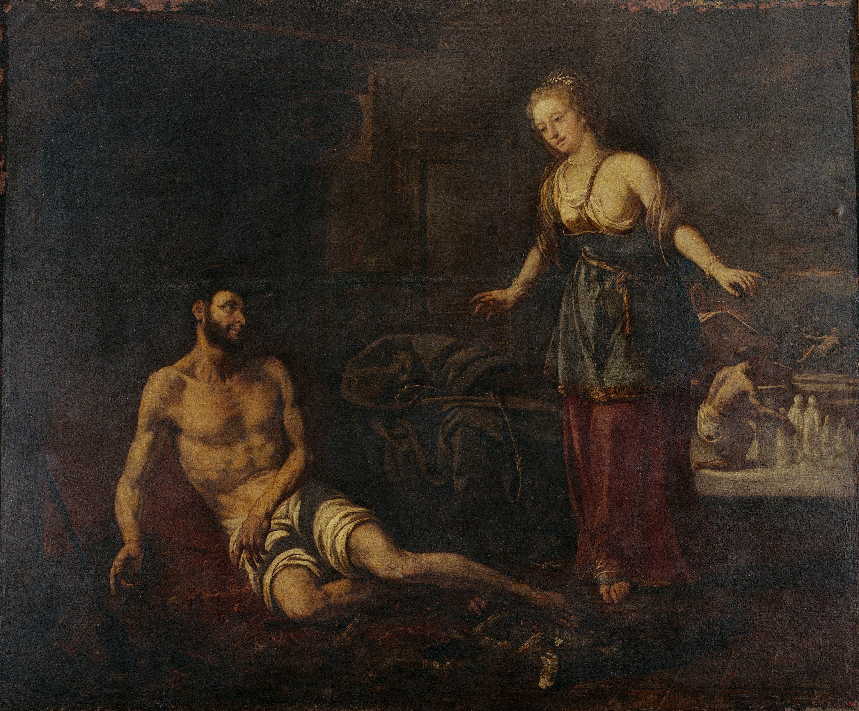 Antoni Viladomat - Temptació de sant Francesc - Cap a 1729-1733 image for: Antoni Viladomat - Temptació de sant Francesc - Cap a 1729-1733