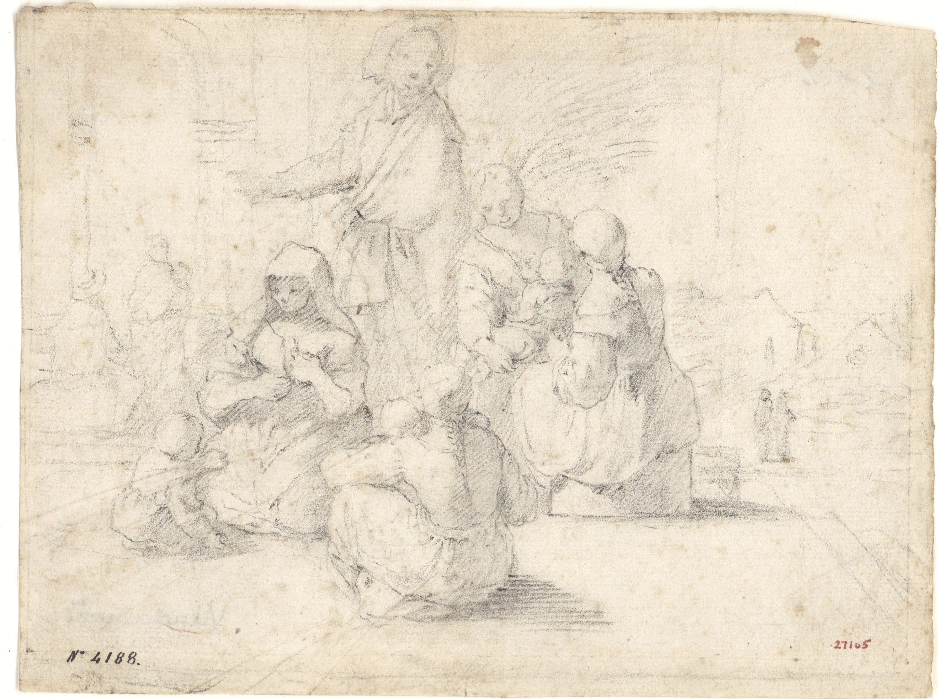 image for: Antoni Viladomat - Mendicants - Cap a 1720-1755