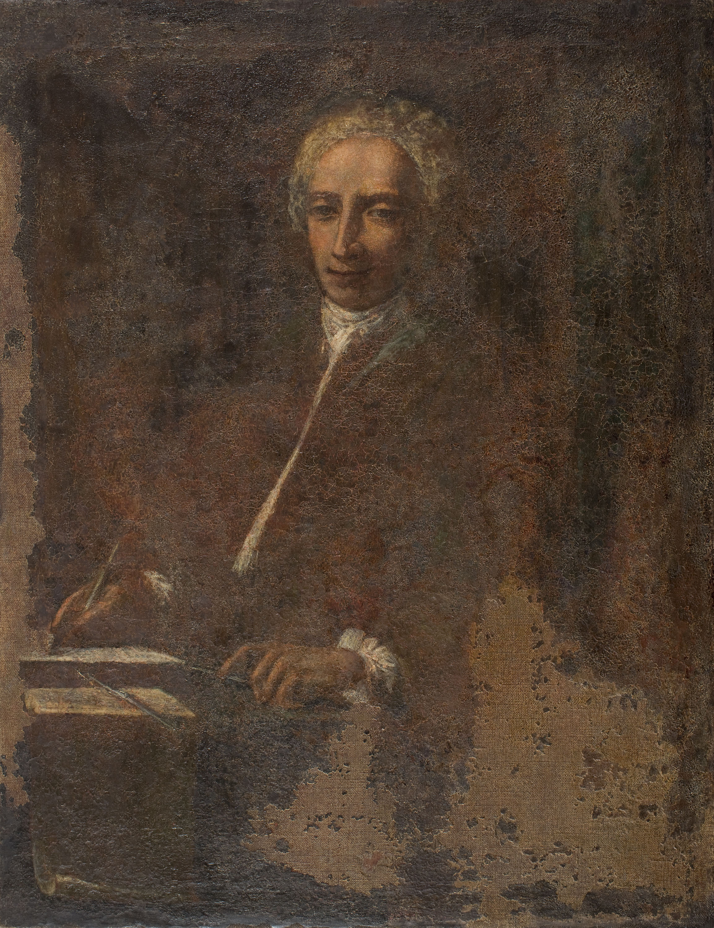 image for: Antoni Viladomat - Autoretrat - Cap a 1750