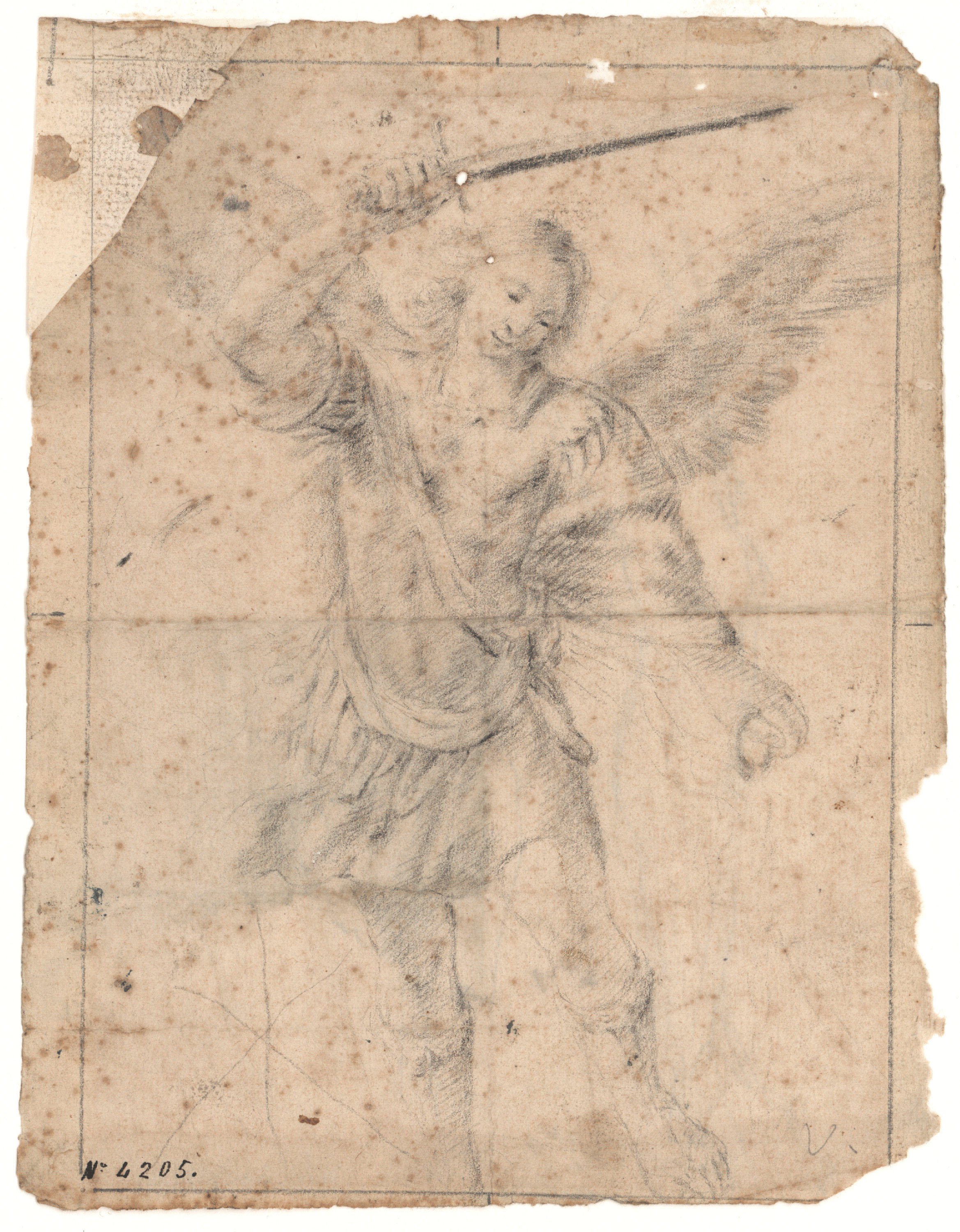 Antoni Viladomat - Sant Miquel Arcàngel - Cap a 1720-1740 image for: Antoni Viladomat - Sant Miquel Arcàngel - Cap a 1720-1740