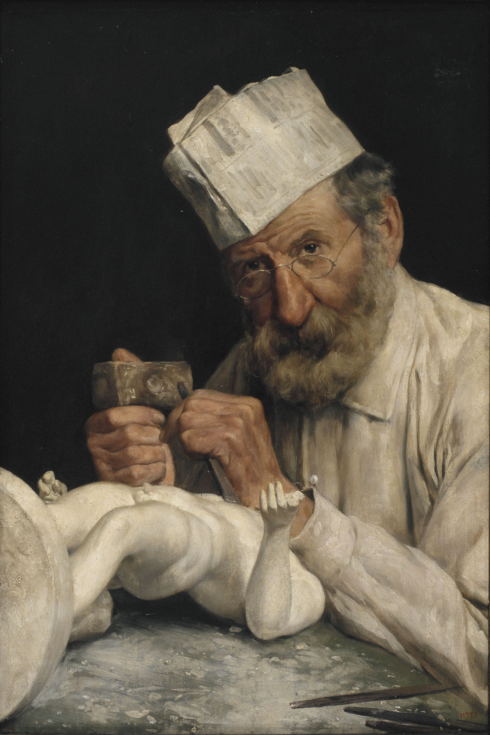 image for: Antoni Fabrés - L'escultor - Roma, cap a 1910