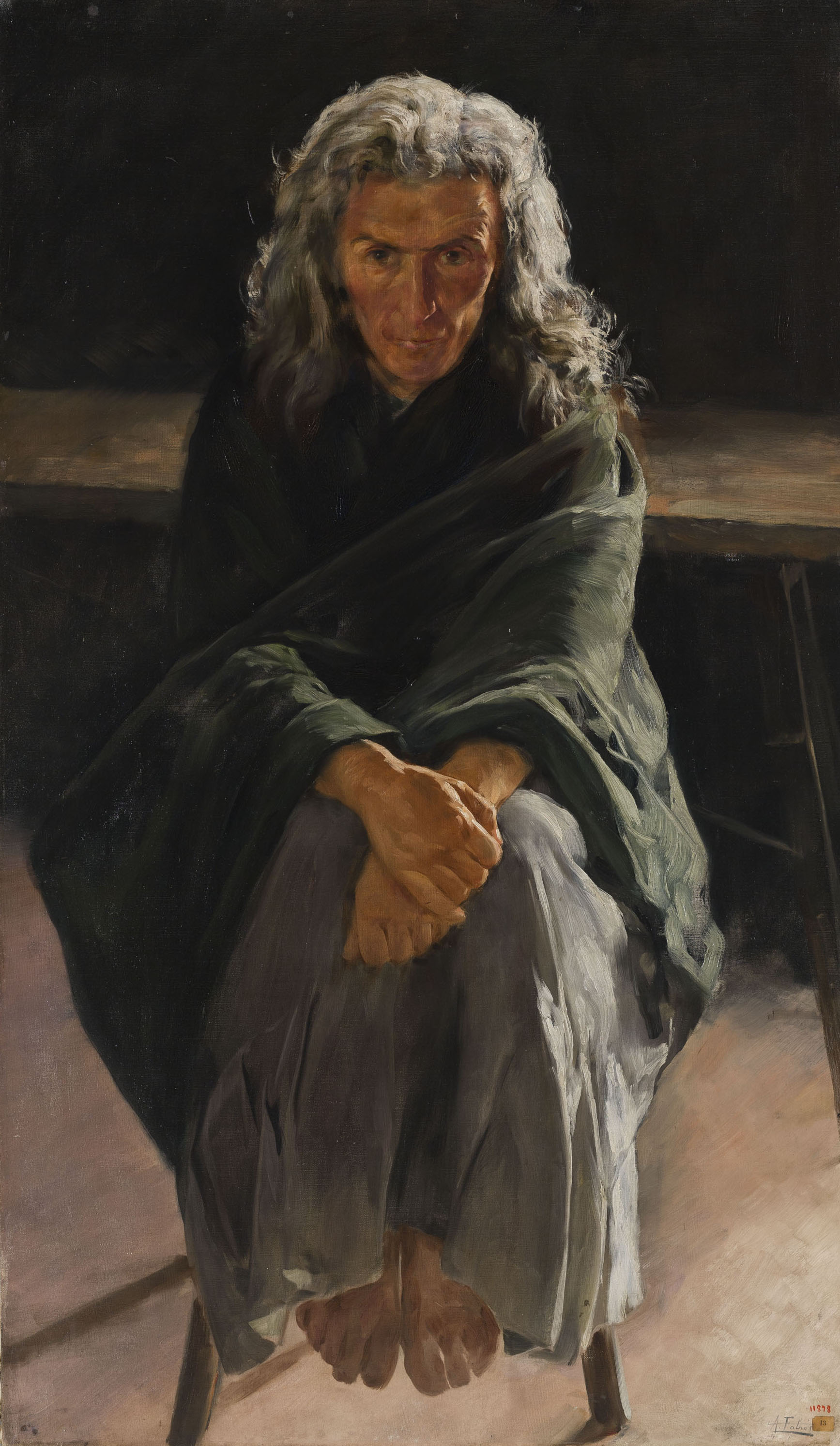 image for: Antoni Fabrés - La boja - Roma, cap a 1910