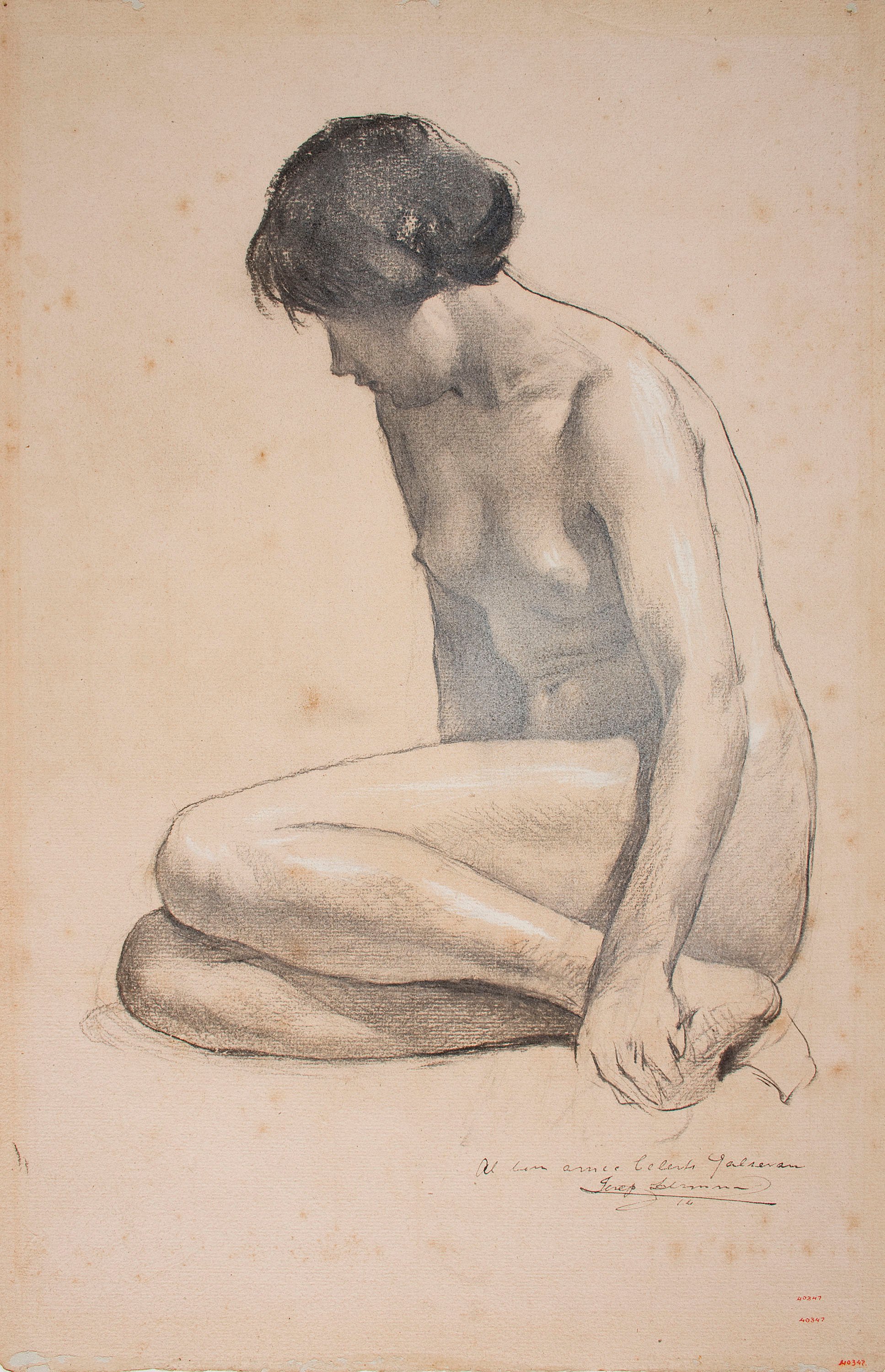 image for: Josep Llimona - Nu femení - 1914