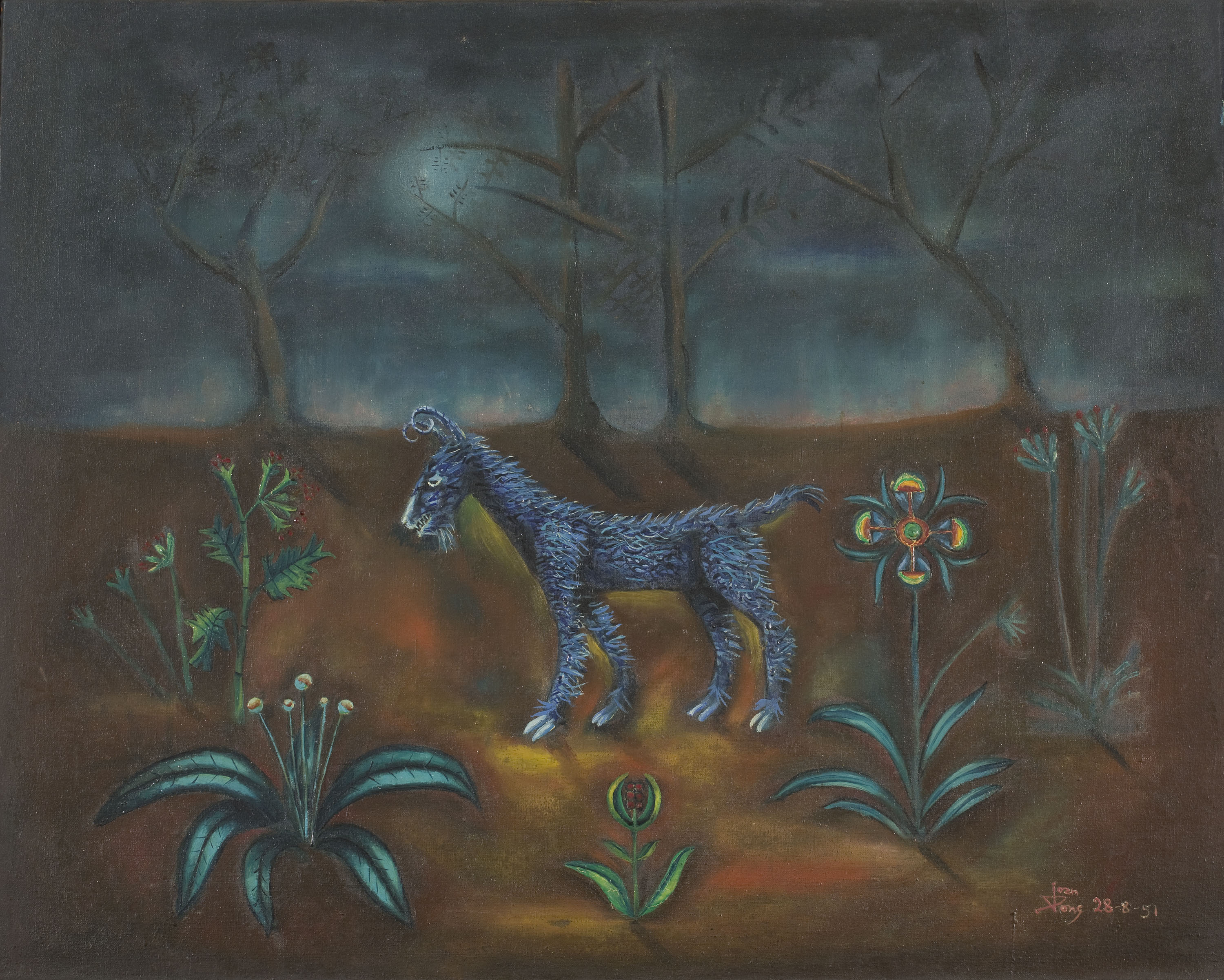 Joan Ponç - Cabra - 1951 image for: Joan Ponç - Cabra - 1951