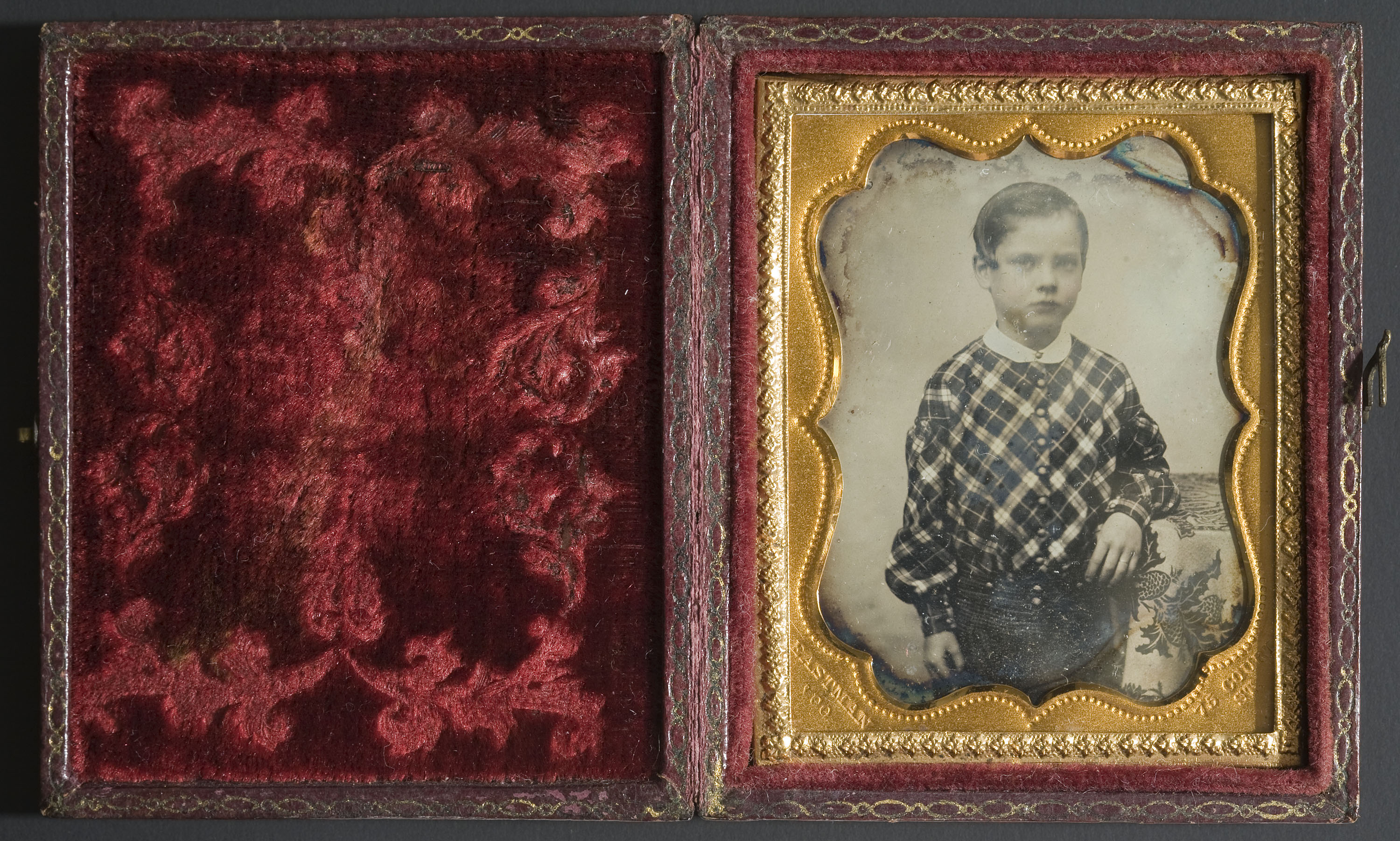 image for: Anònim - Retrat de nen - Entre 1839-1860