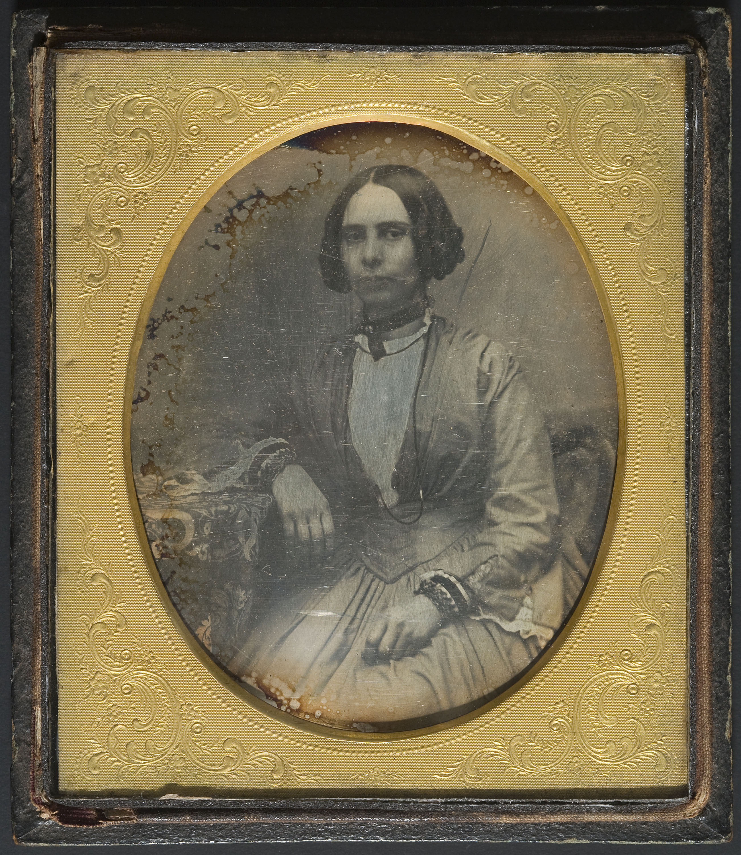 image for: Anònim - Retrat de dona - Entre 1839-1860