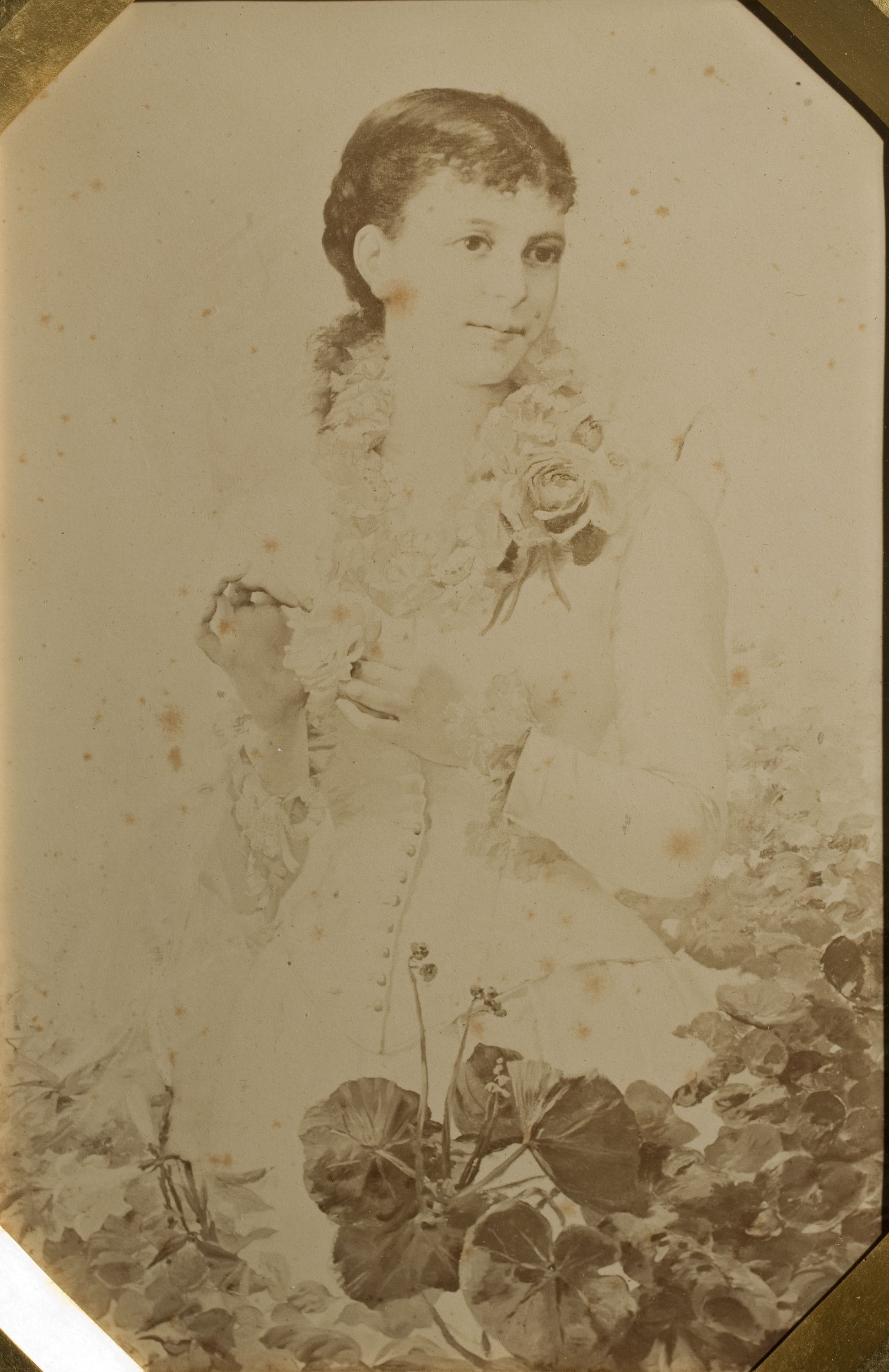 image for: Anònim - Retrat de Flora Serra Casanovas, mare d'Eusebi Bertrand, als 24 anys d'edat - 1882