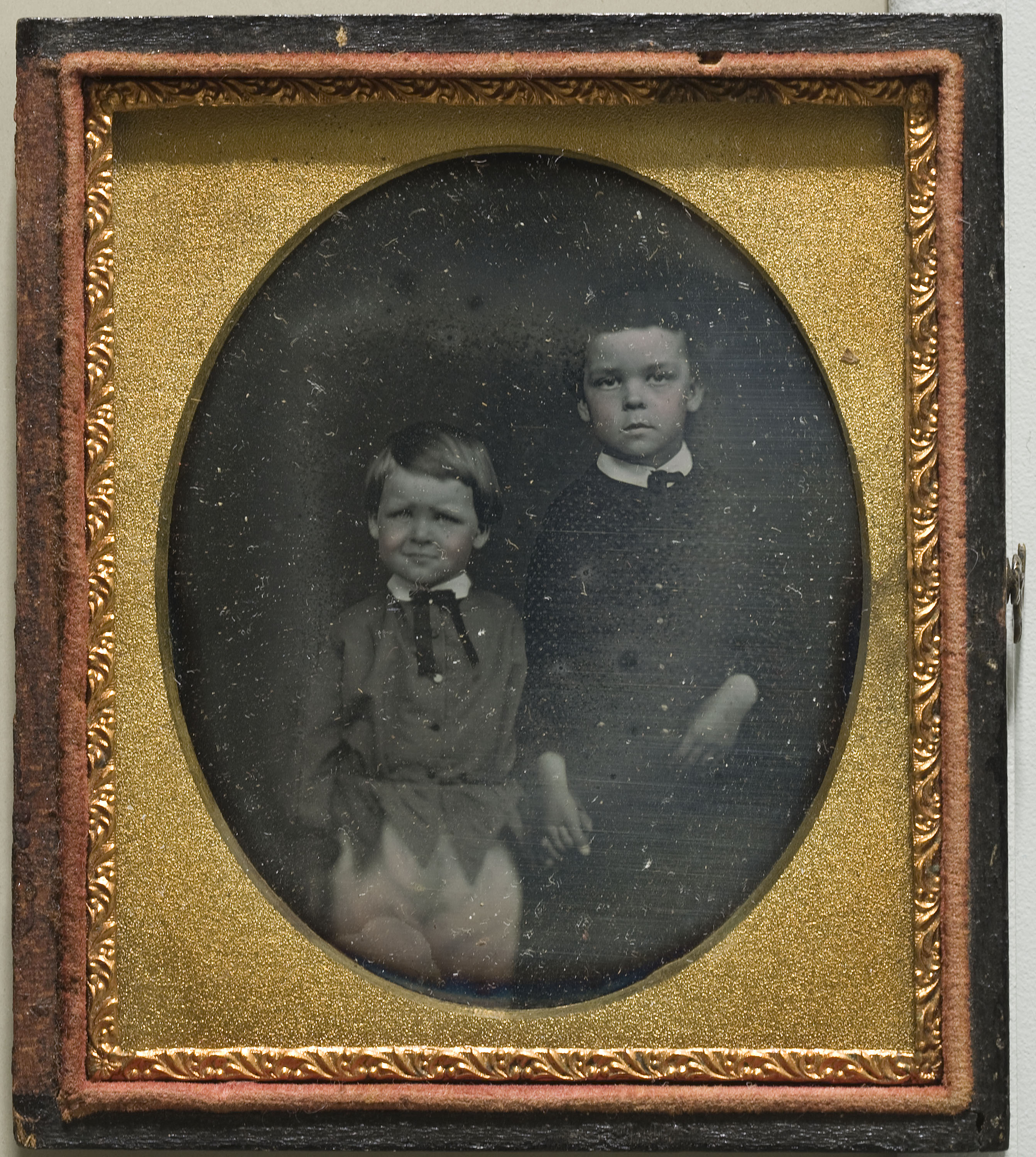 image for: Anònim - Retrat de nens - 1839-1860