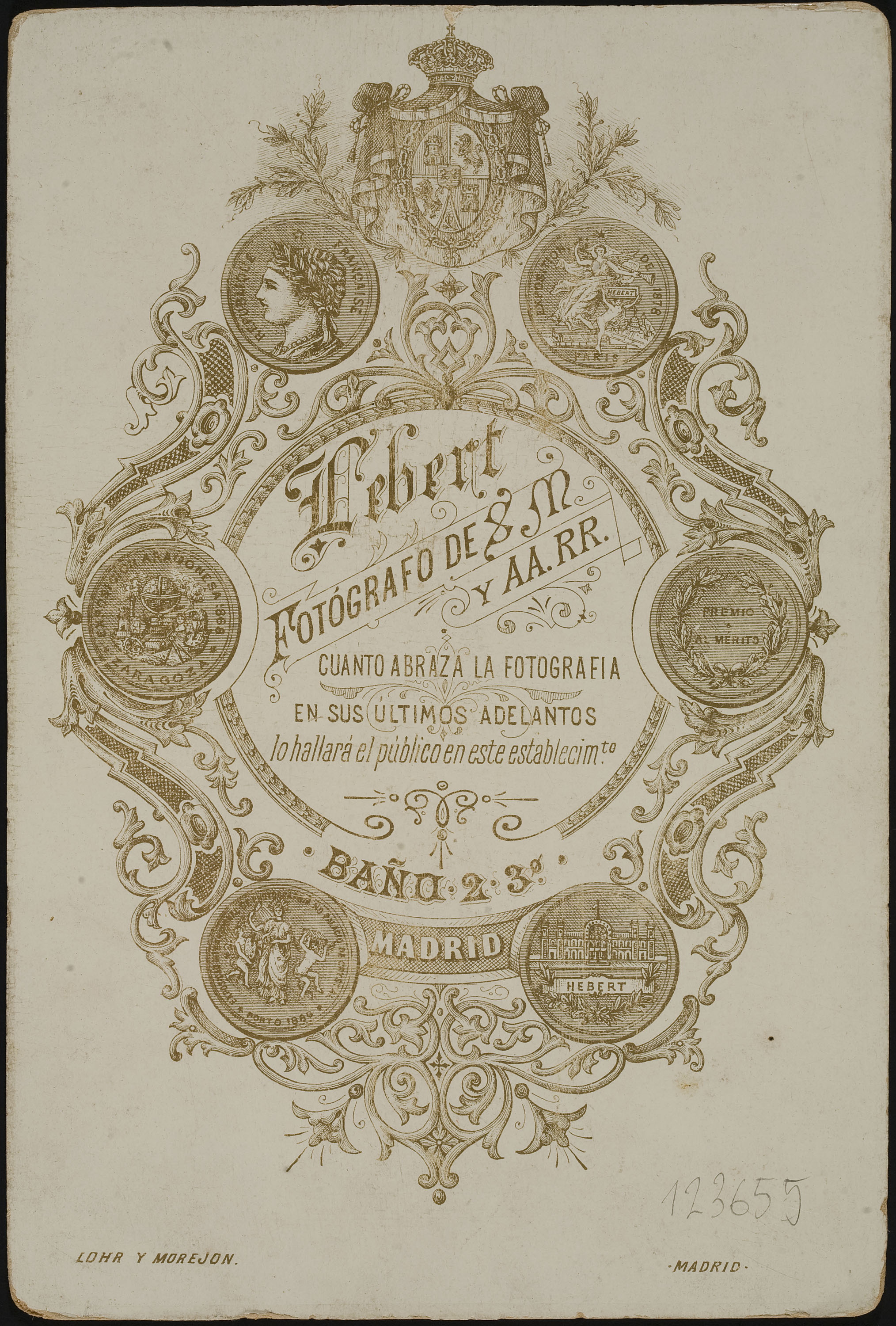image for: Pedro Martínez de Hebert - Retrat de Víctor Balaguer - Cap a 1890 [1]