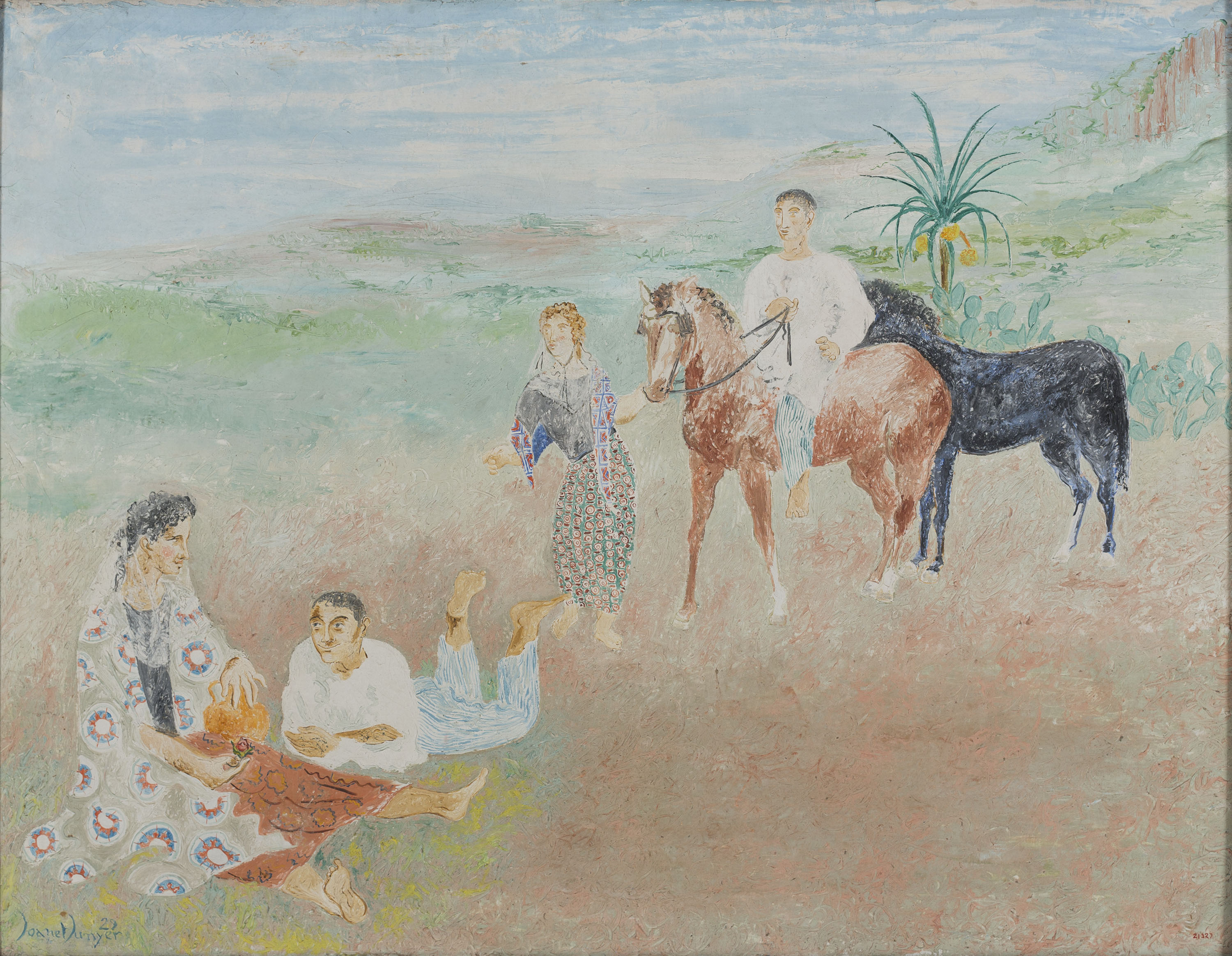 Joan Junyer Pascual-Fibla - Bucòlica - 1929 image for: Joan Junyer Pascual-Fibla - Bucòlica - 1929