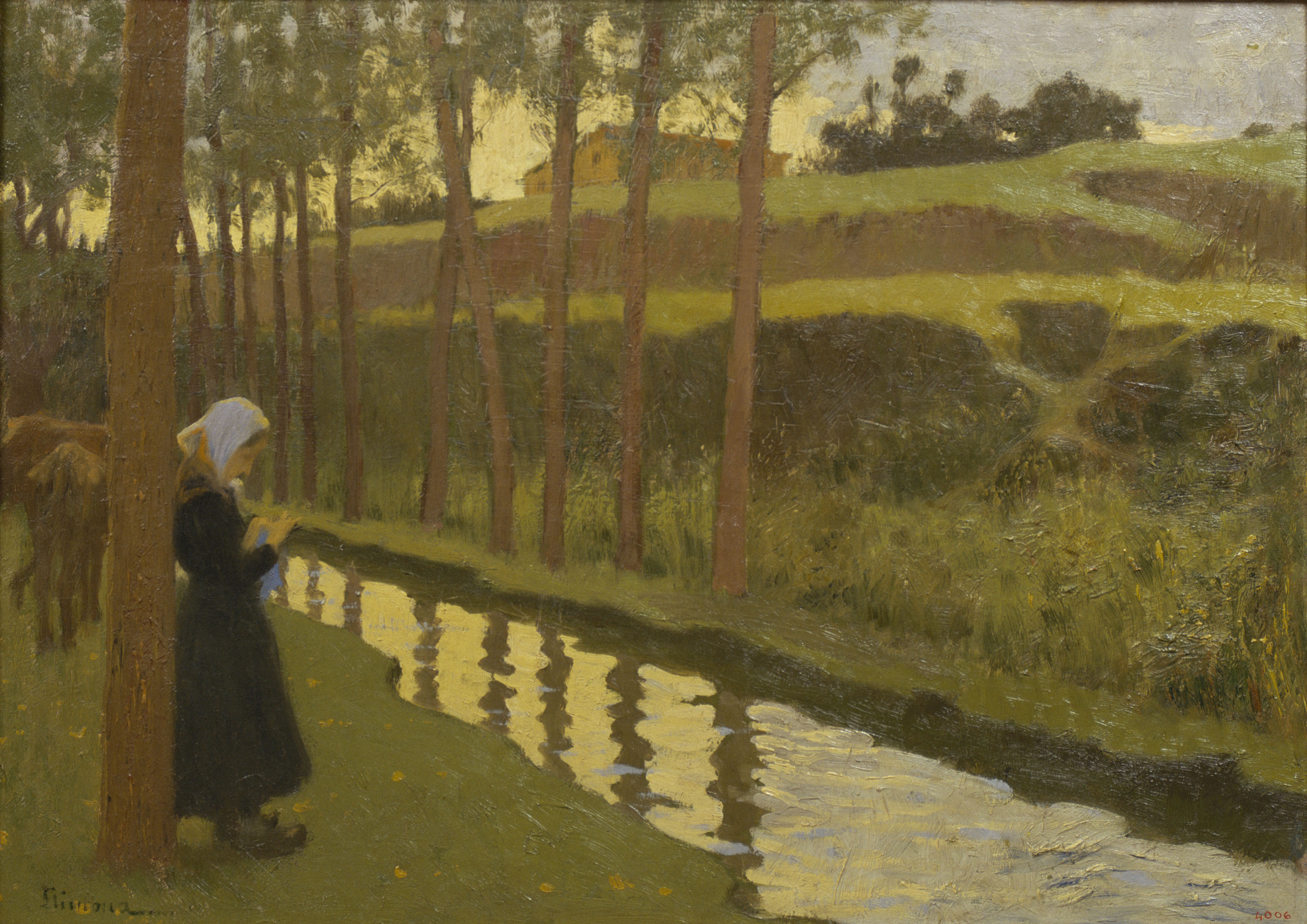 image for: Joan Llimona - Pasturant - Cap a 1901