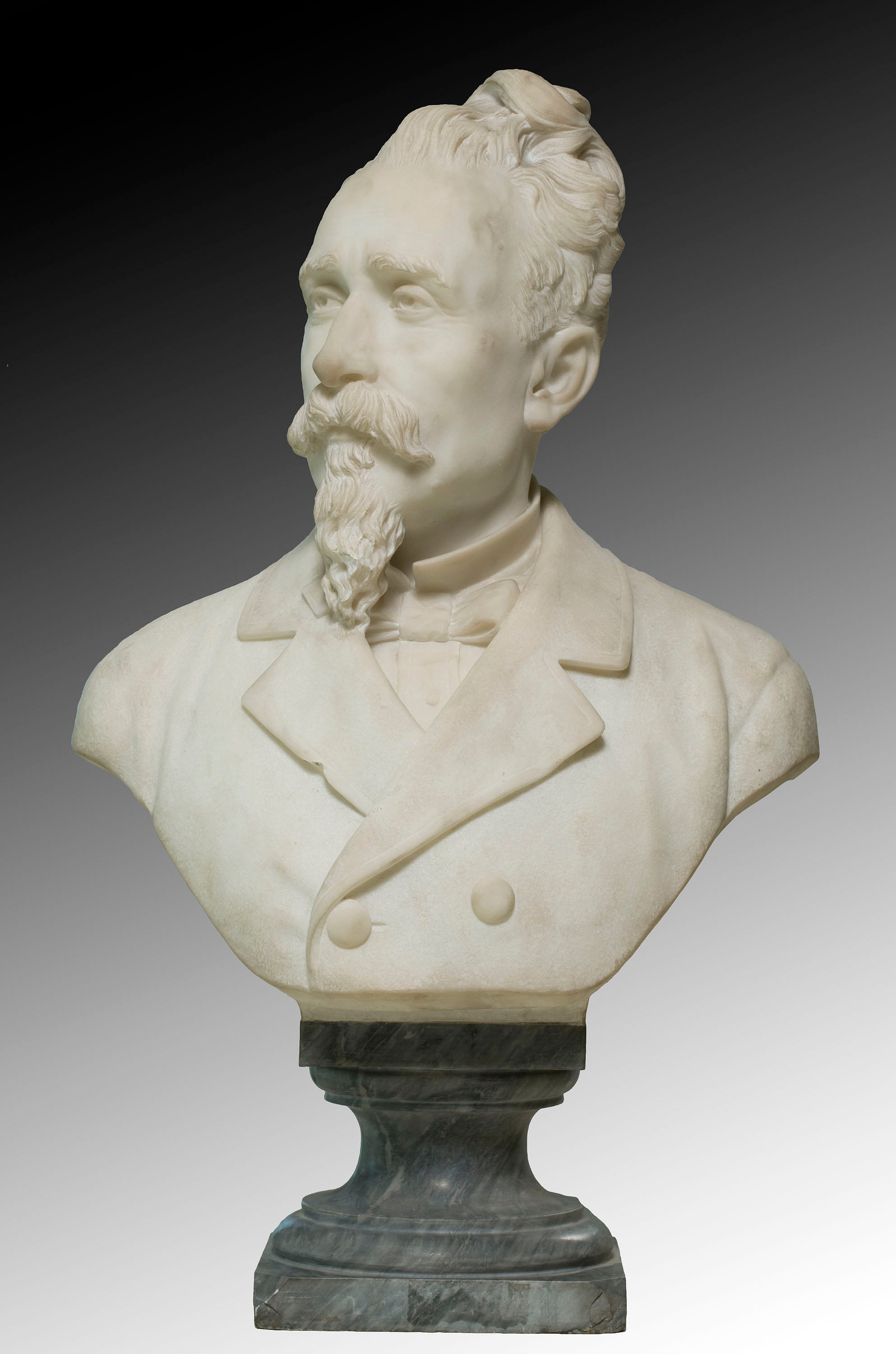 image for: Agapit Vallmitjana Barbany - Retrat de Leandro de San Germán Malet - Cap a 1885-1890