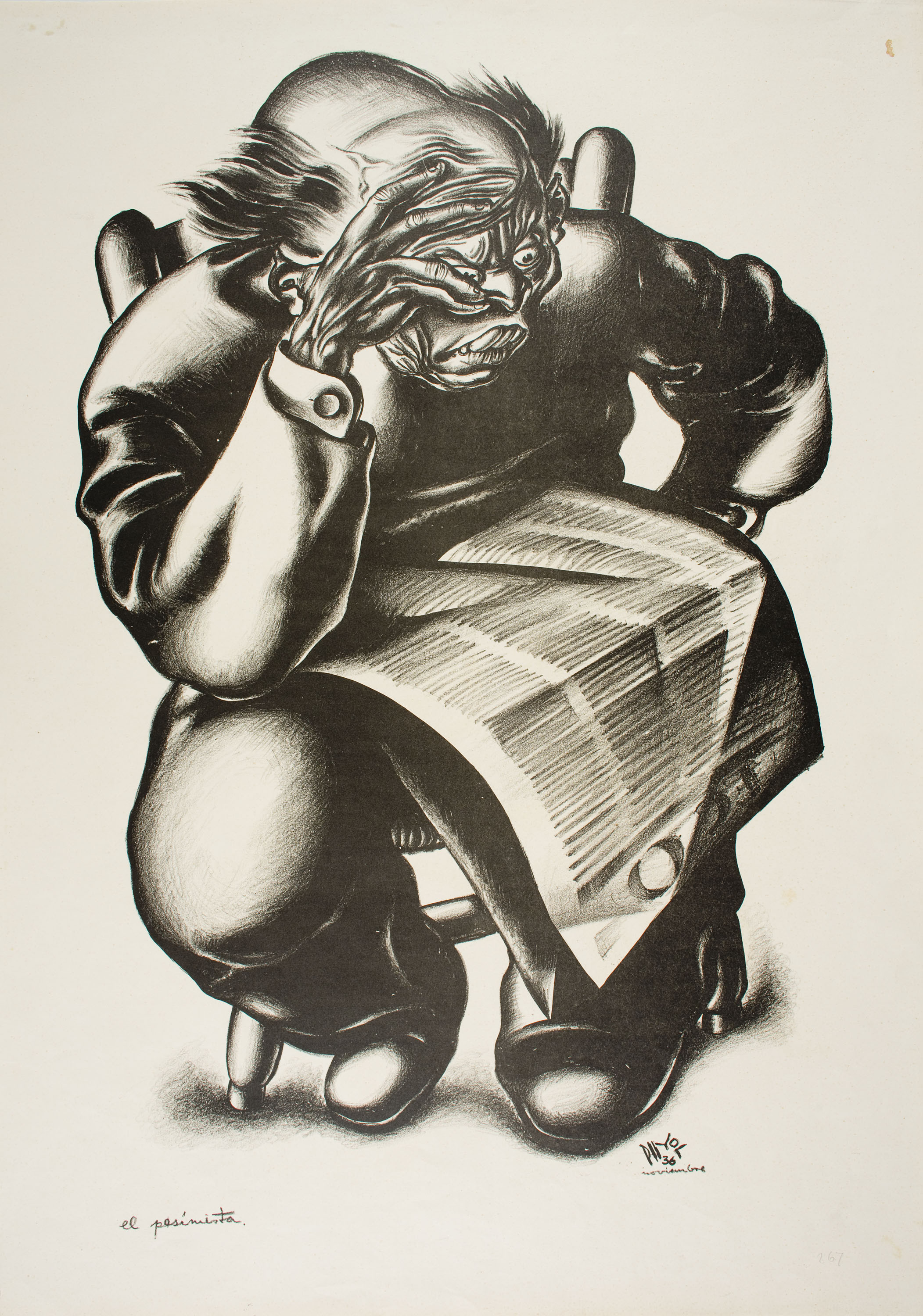 image for: Ramón Puyol - El pesimista - 1936
