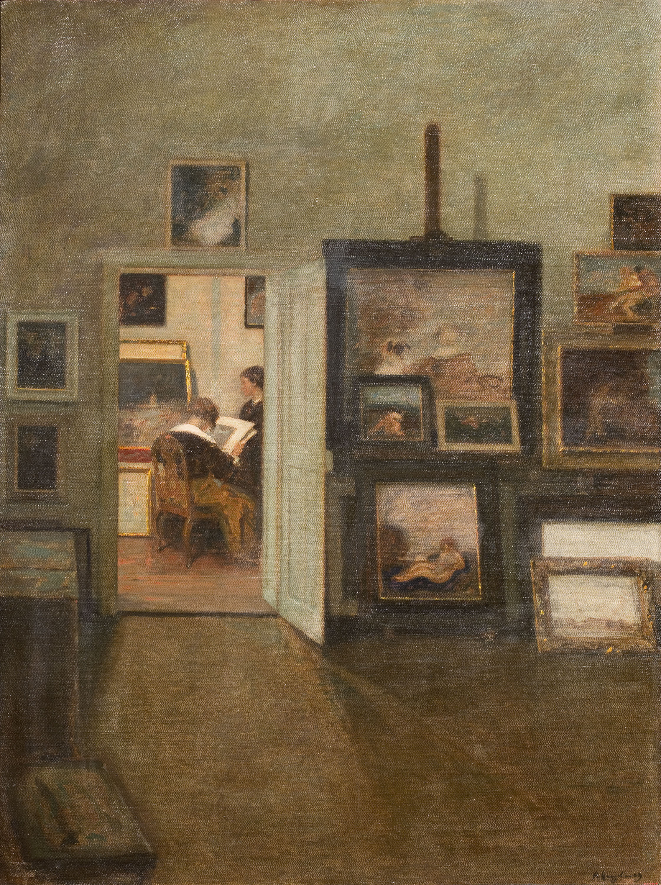 image for: Adolf Hengeler - Racó de taller - 1909