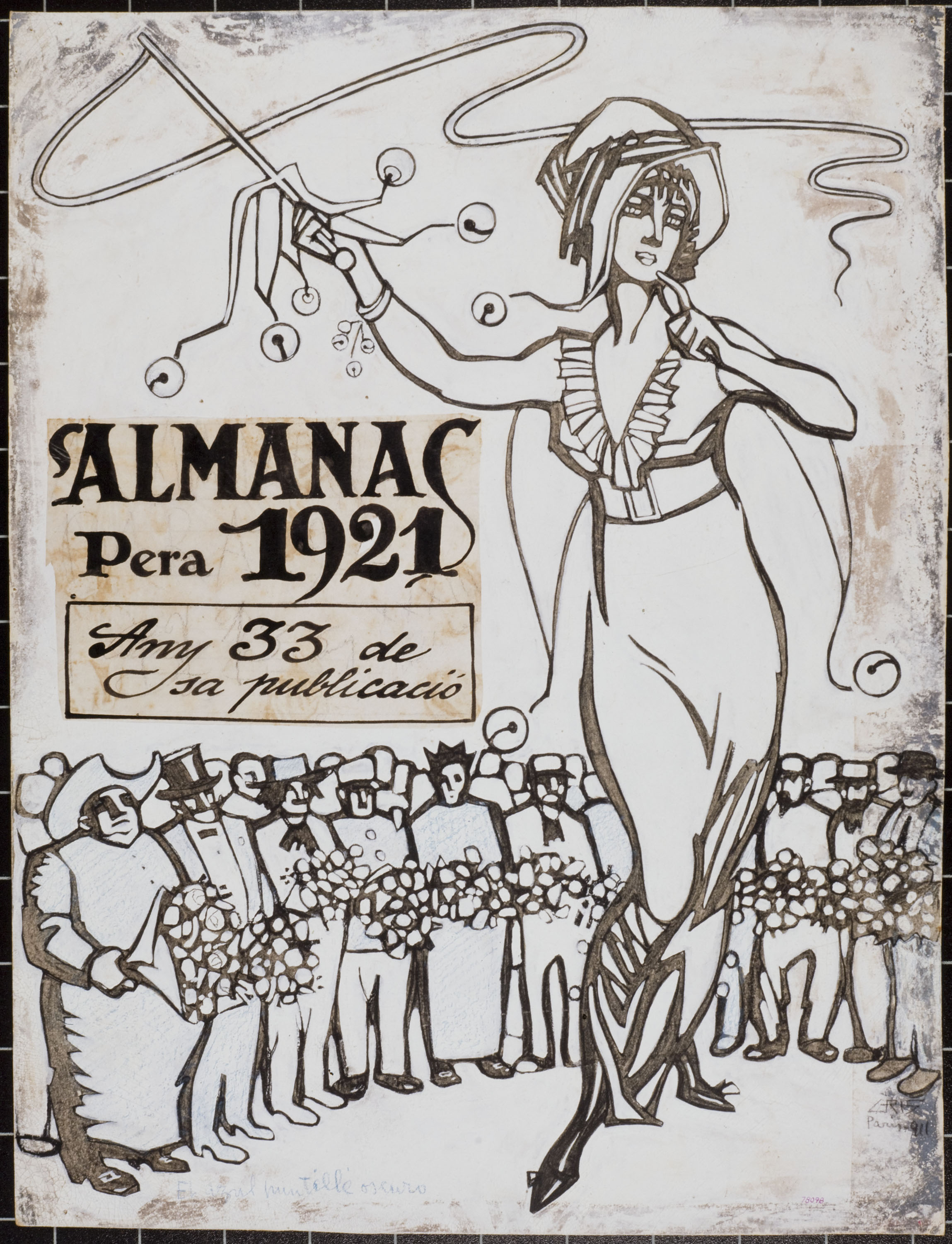 Juan Gris - Almanac pera 1921 - 1911 image for: Juan Gris - Almanac pera 1921 - 1911