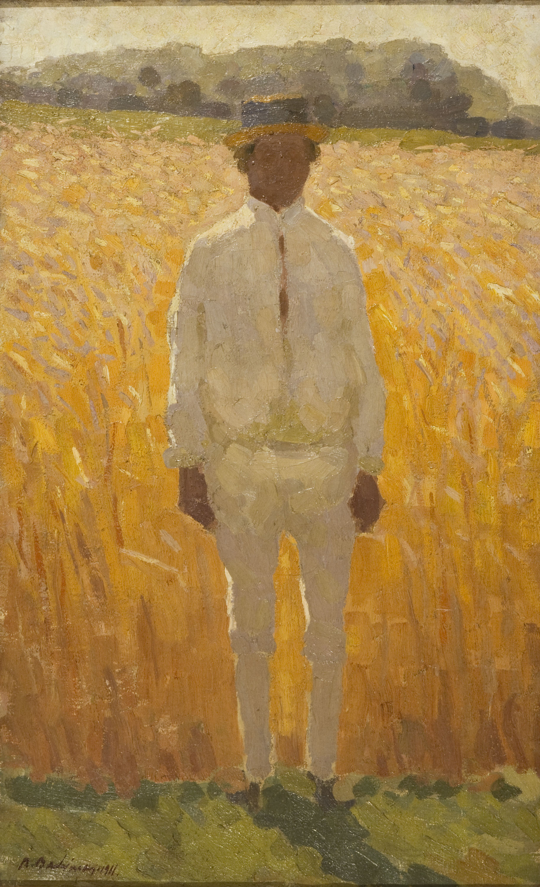 image for: Antoni Badrinas - Paisatge amb figura masculina - 1911