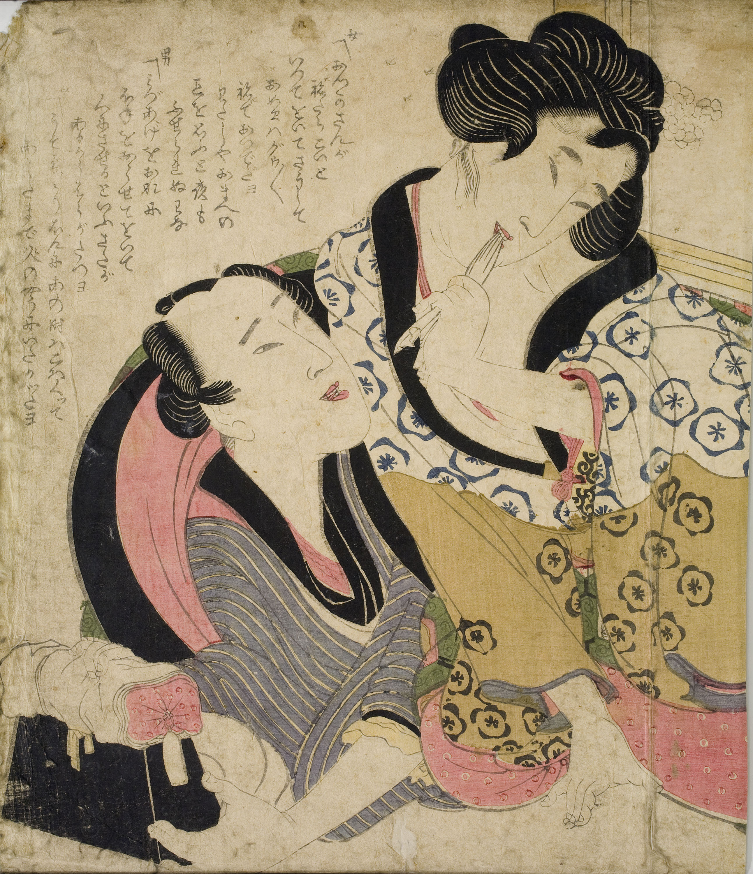image for: Yanagawa Shigenobu - Després del mizuage [desflorament] - Cap a 1830