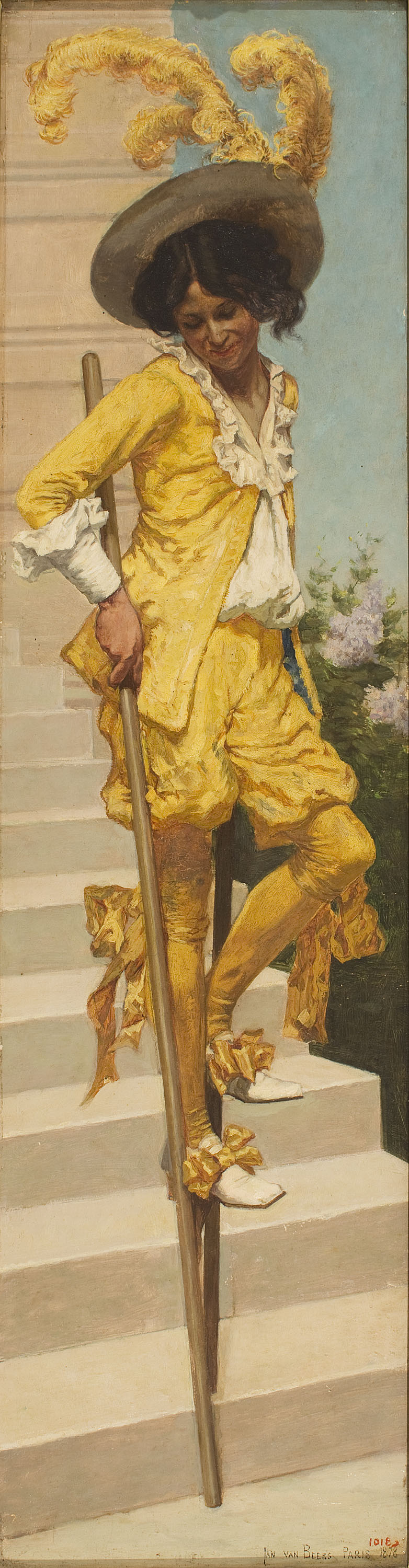 image for: Jan van Beers - La dona de les xanques - 1878
