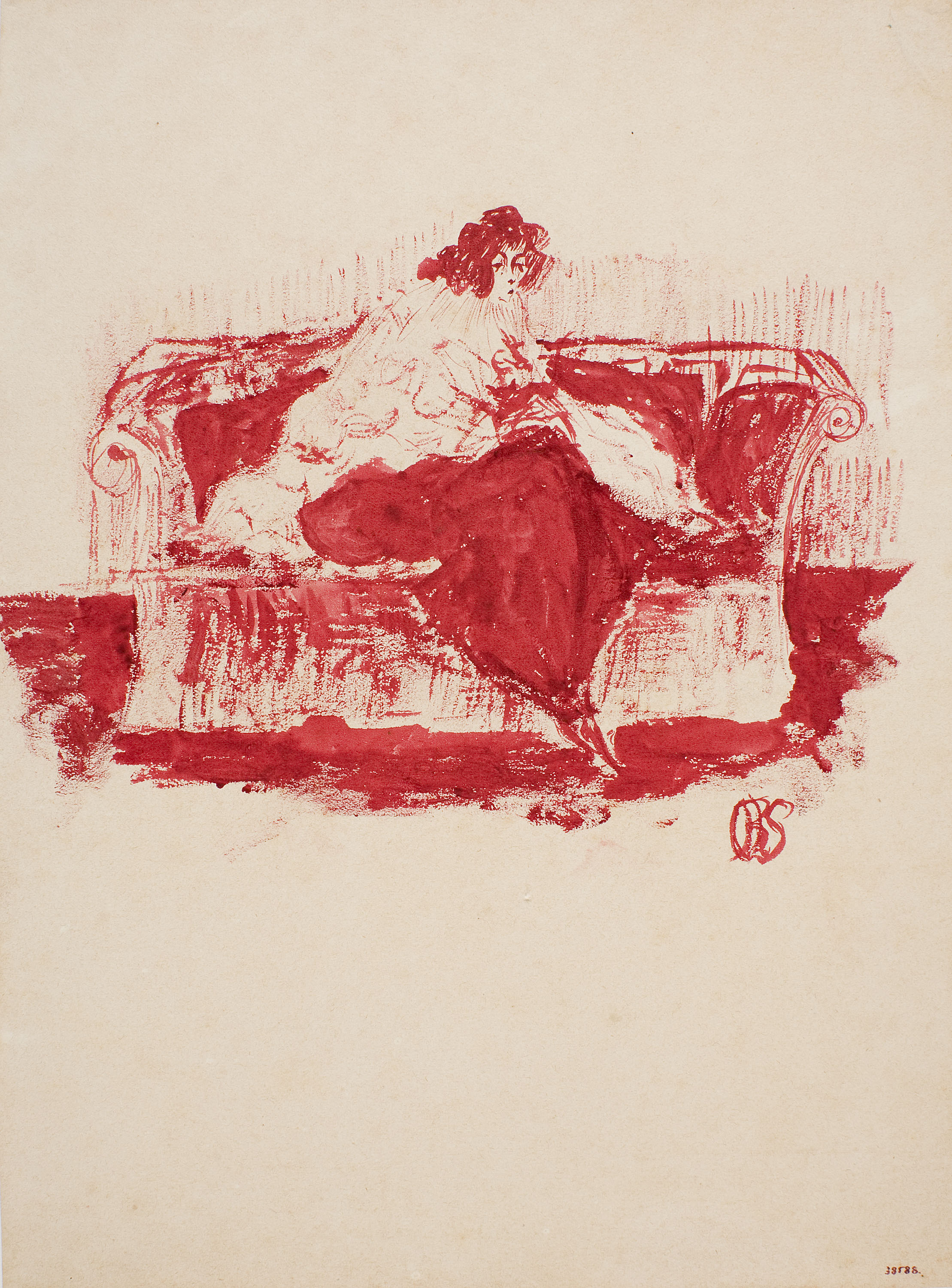 image for: Eugeni d'Ors - Retrat de Charlotte Rower - 1902