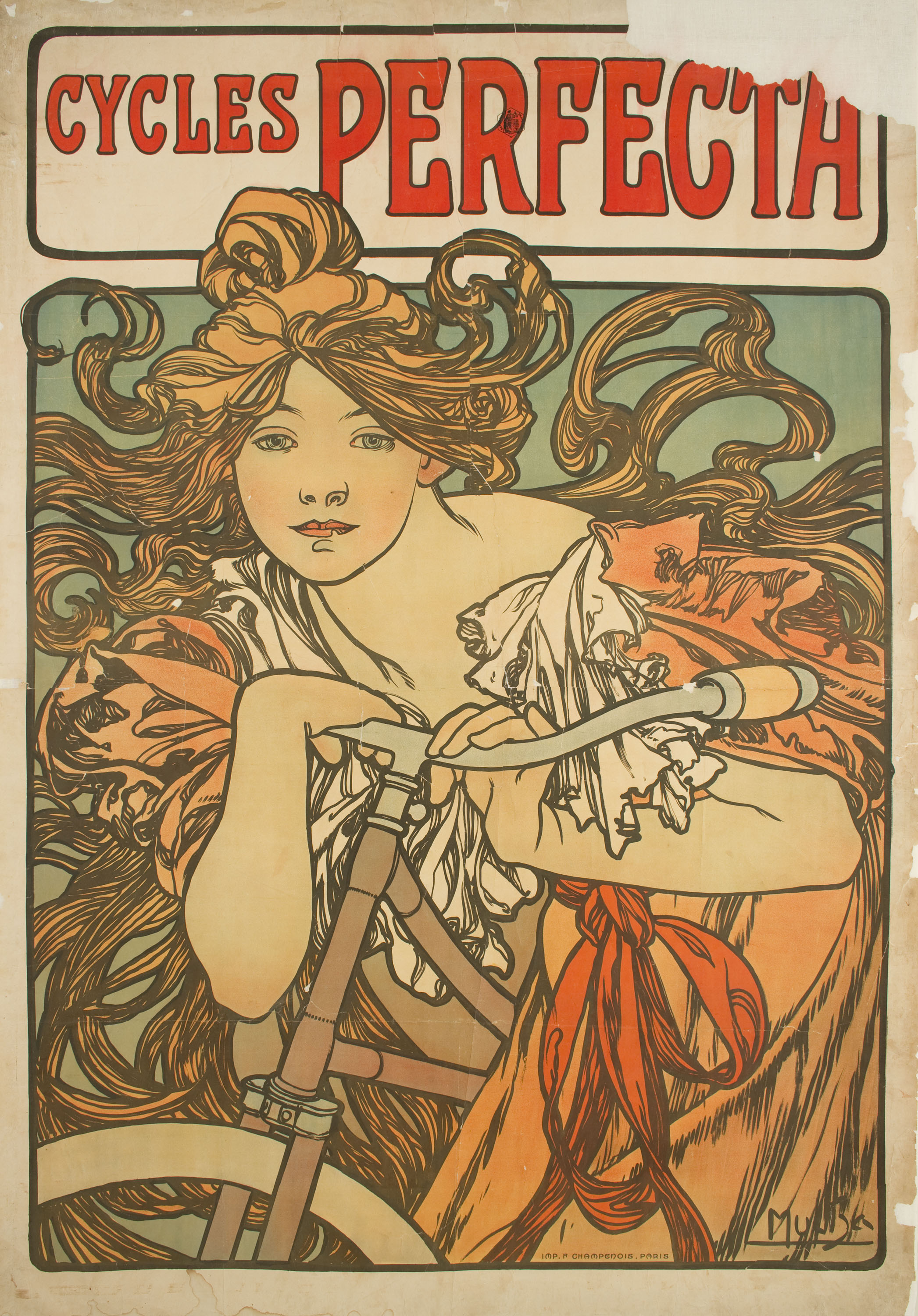 image for: Alphonse-Marie Mucha - Cycles Perfecta - 1902
