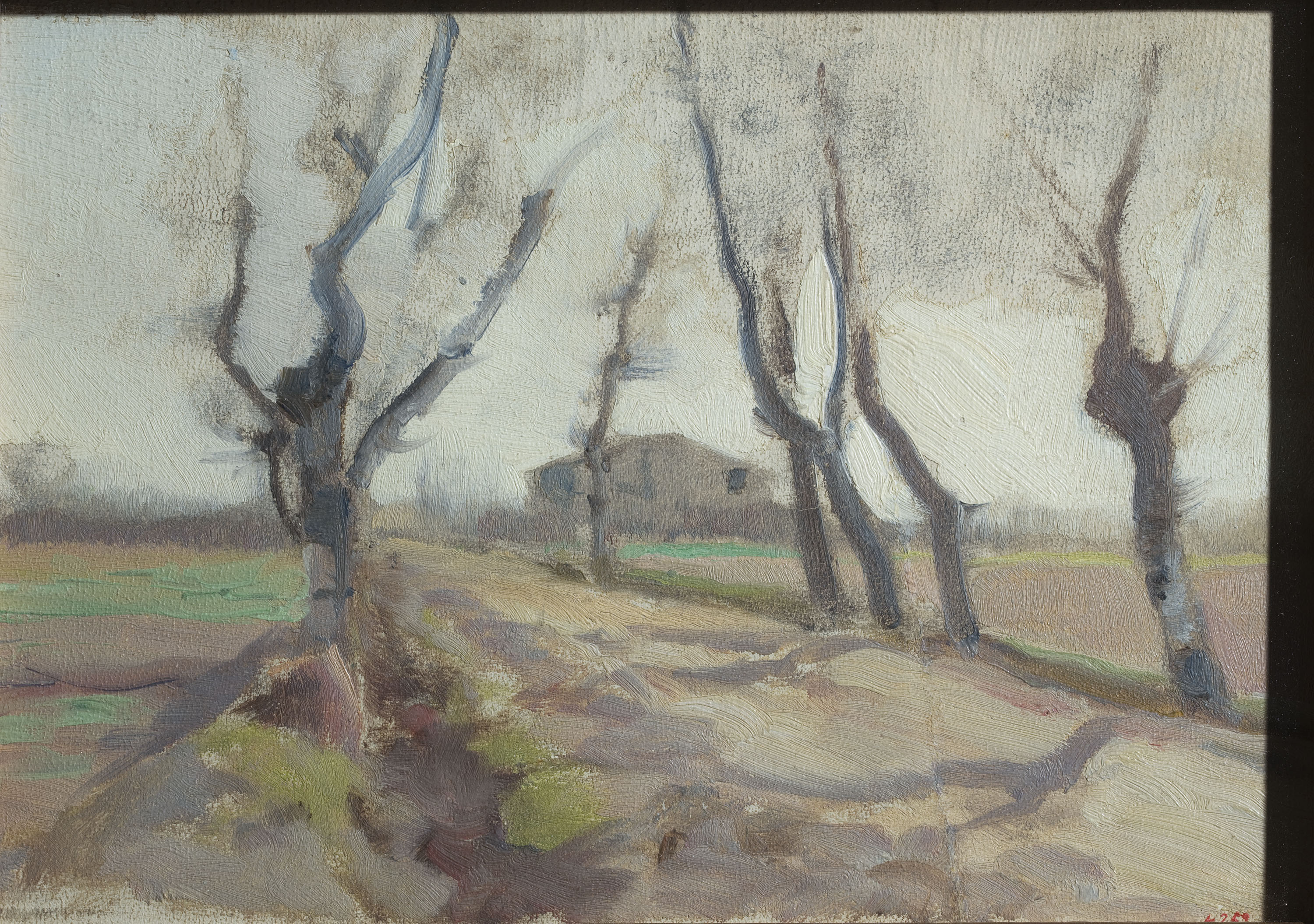 image for: Joaquim Vayreda - Carretera de Gavà - Cap a 1892-1894