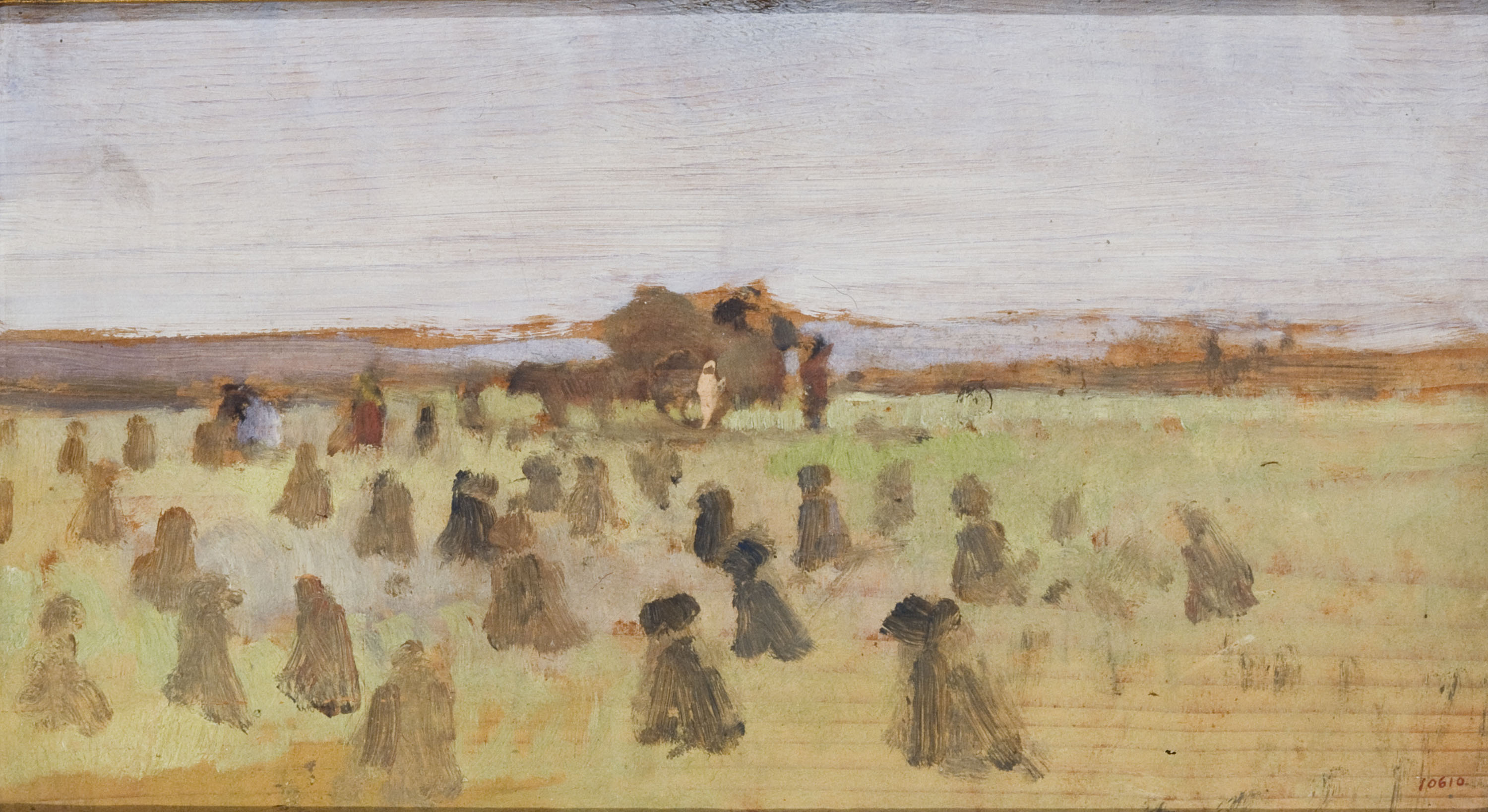 image for: Joaquim Vayreda - Garberes de fajol - Cap a 1890