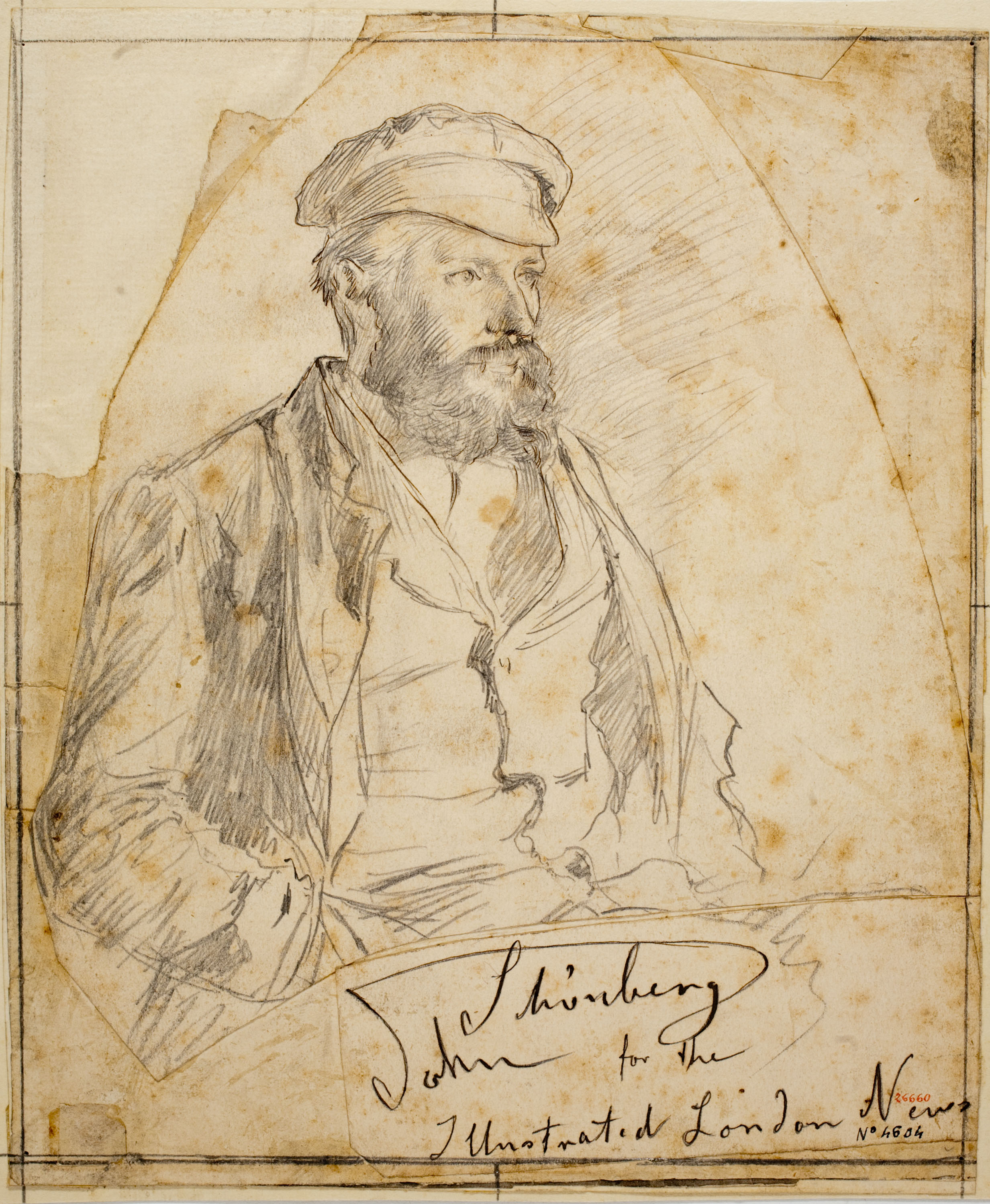 Josep Lluís Pellicer - Retrat del corresponsal John Schönberg - 1877 image for: Josep Lluís Pellicer - Retrat del corresponsal John Schönberg - 1877