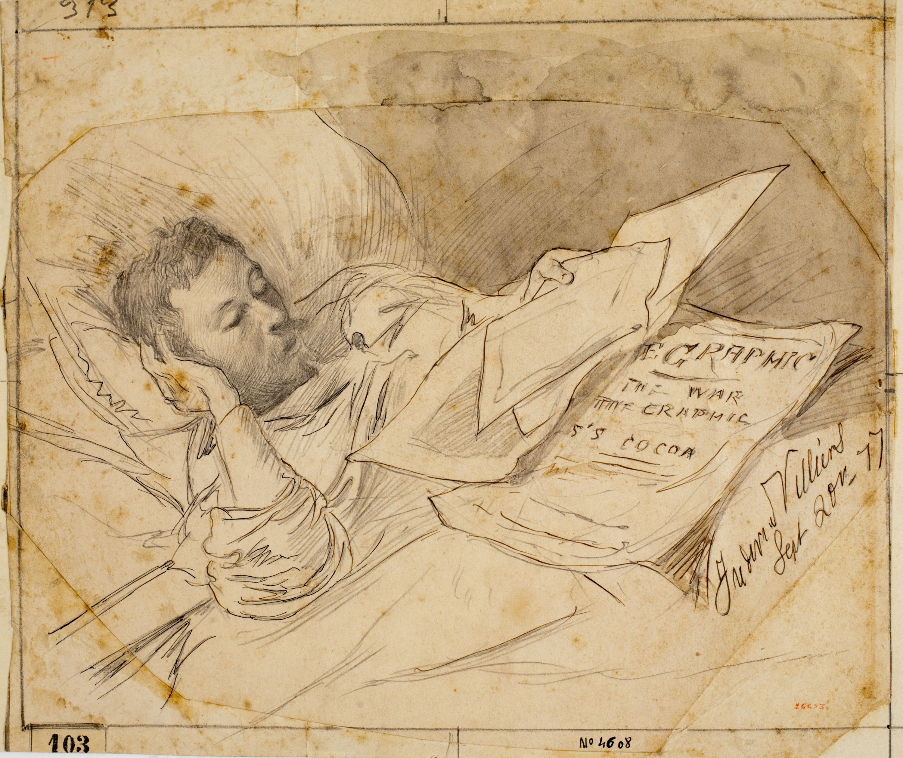 image for: Josep Lluís Pellicer - Retrat del corresponsal Juderic Villiers - 1877