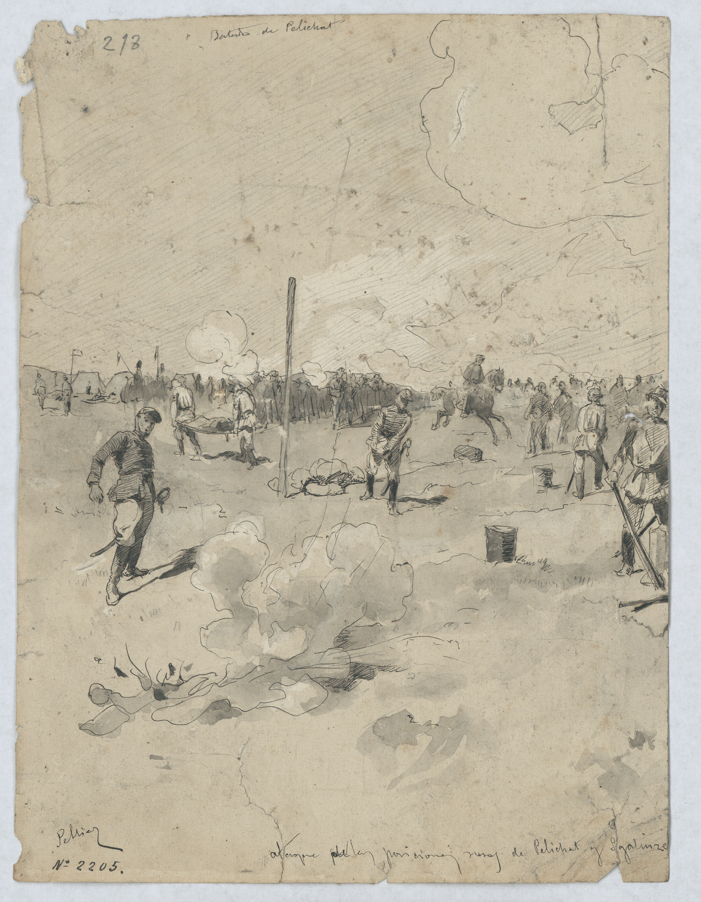 image for: Josep Lluís Pellicer - Bateria de Pelichat - 1877