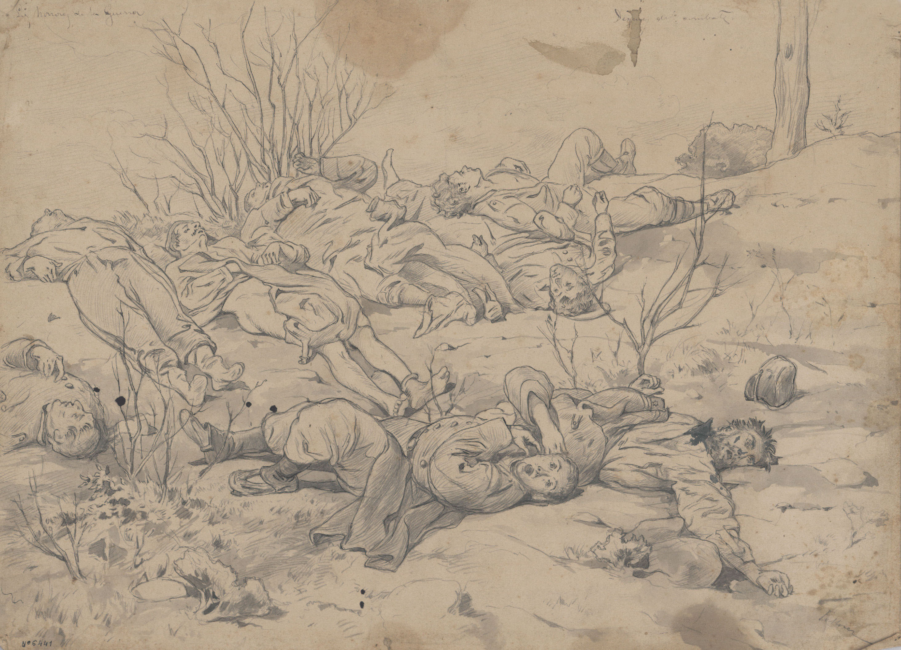 Josep Lluís Pellicer - Los horrores de la guerra - 1876 image for: Josep Lluís Pellicer - Los horrores de la guerra - 1876