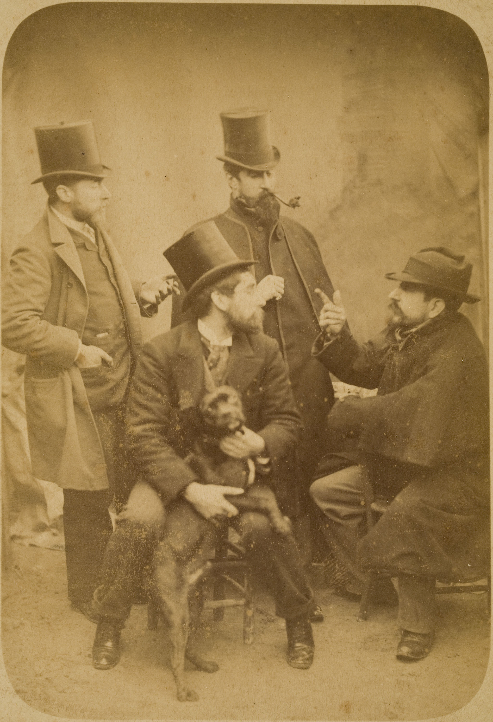 image for: Anònim - Clarasó, Rusiñol, Casas i Canudas - 1890