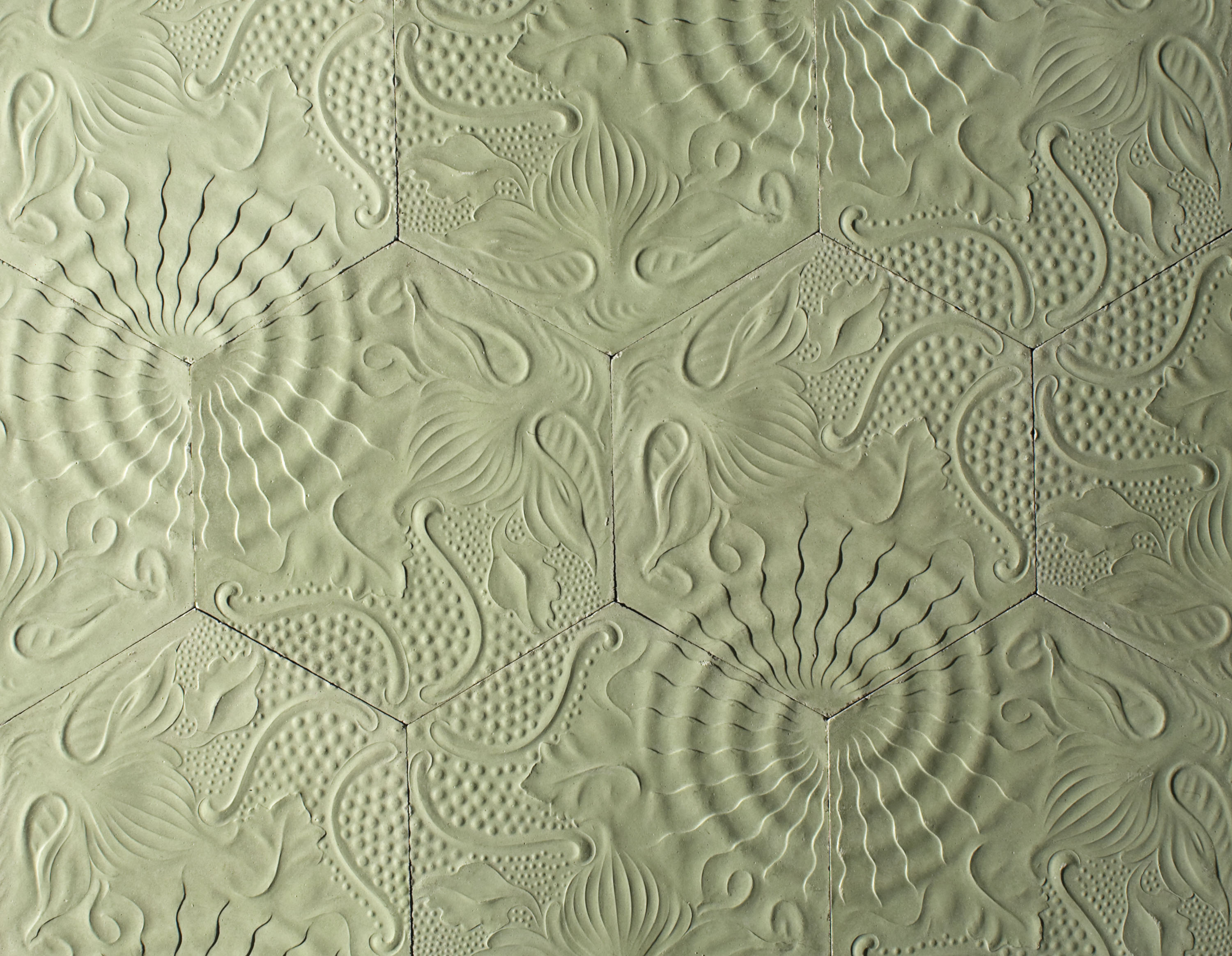 image for: Antoni Gaudí - Paviment per a la casa Milà: pop, cargol i estrella de mar - Cap a 1904-1906 [1]