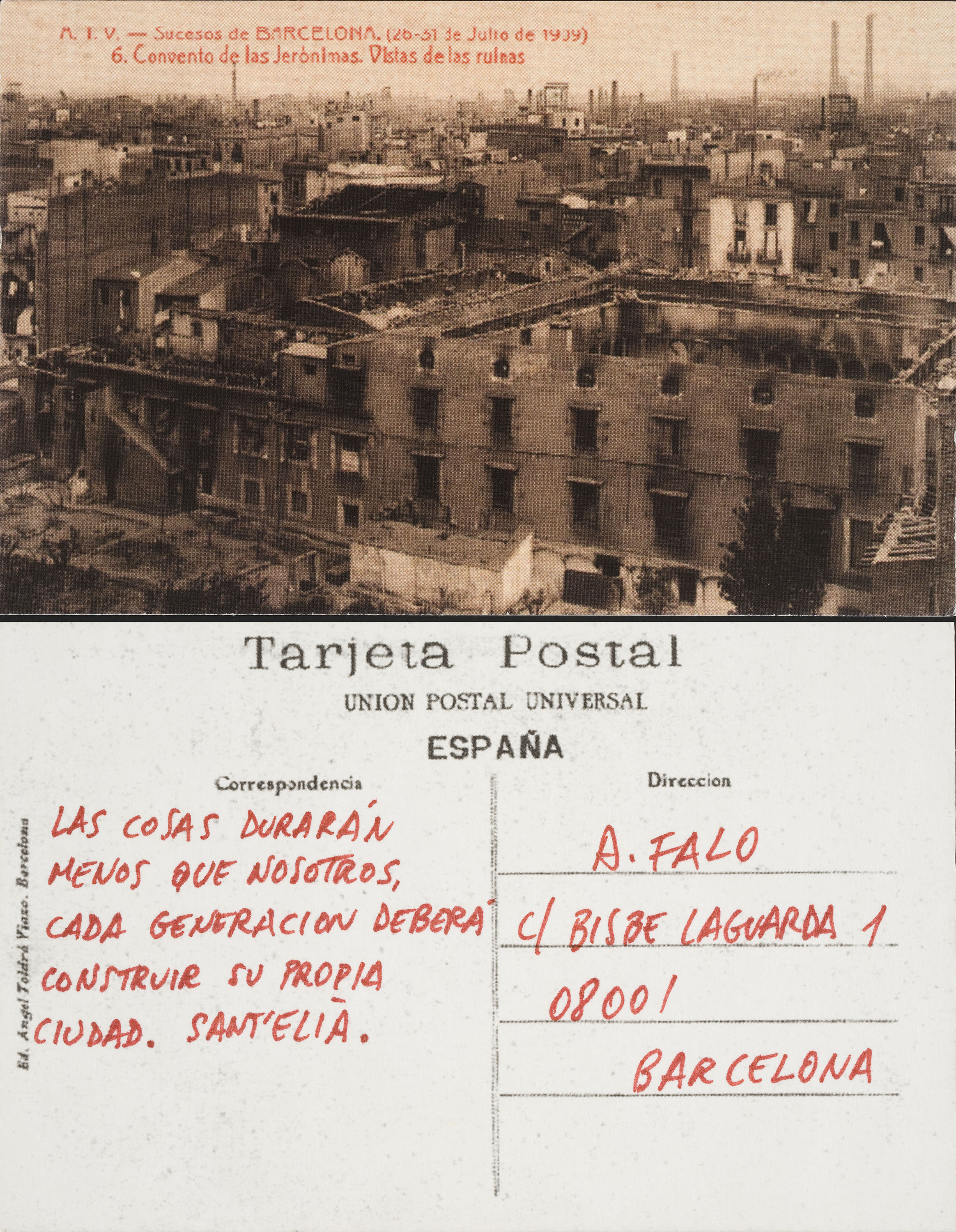 image for: Àngel Toldrà - Sucesos de Barcelona (100 postals sobre els incendis de la Setmana Tràgica) - Barcelona, 1909 [2]