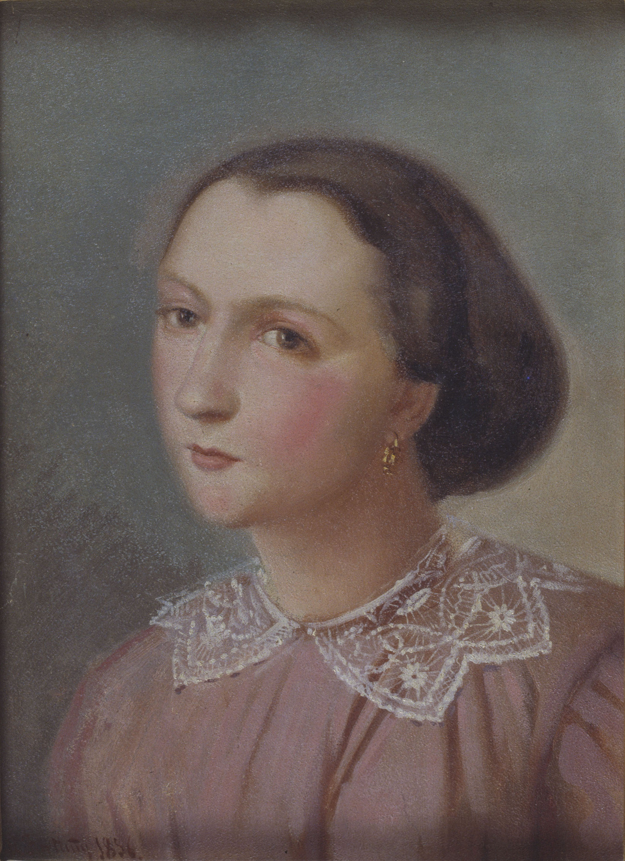 image for: Marià Fortuny - Retrat de Flora Esteve i Nadal - Barcelona, 1856
