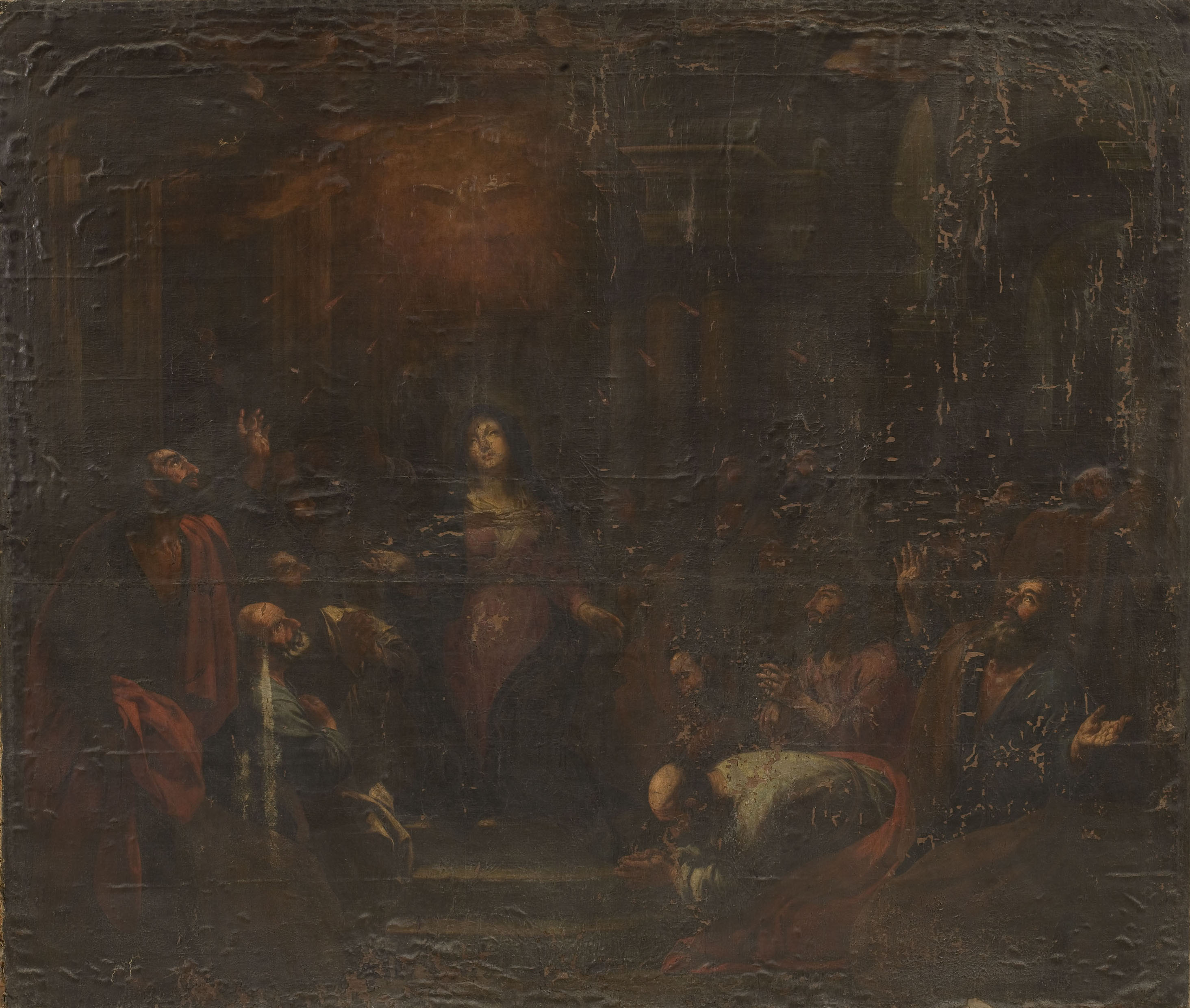 image for: Antoni Viladomat - Pentecosta - Cap a 1749