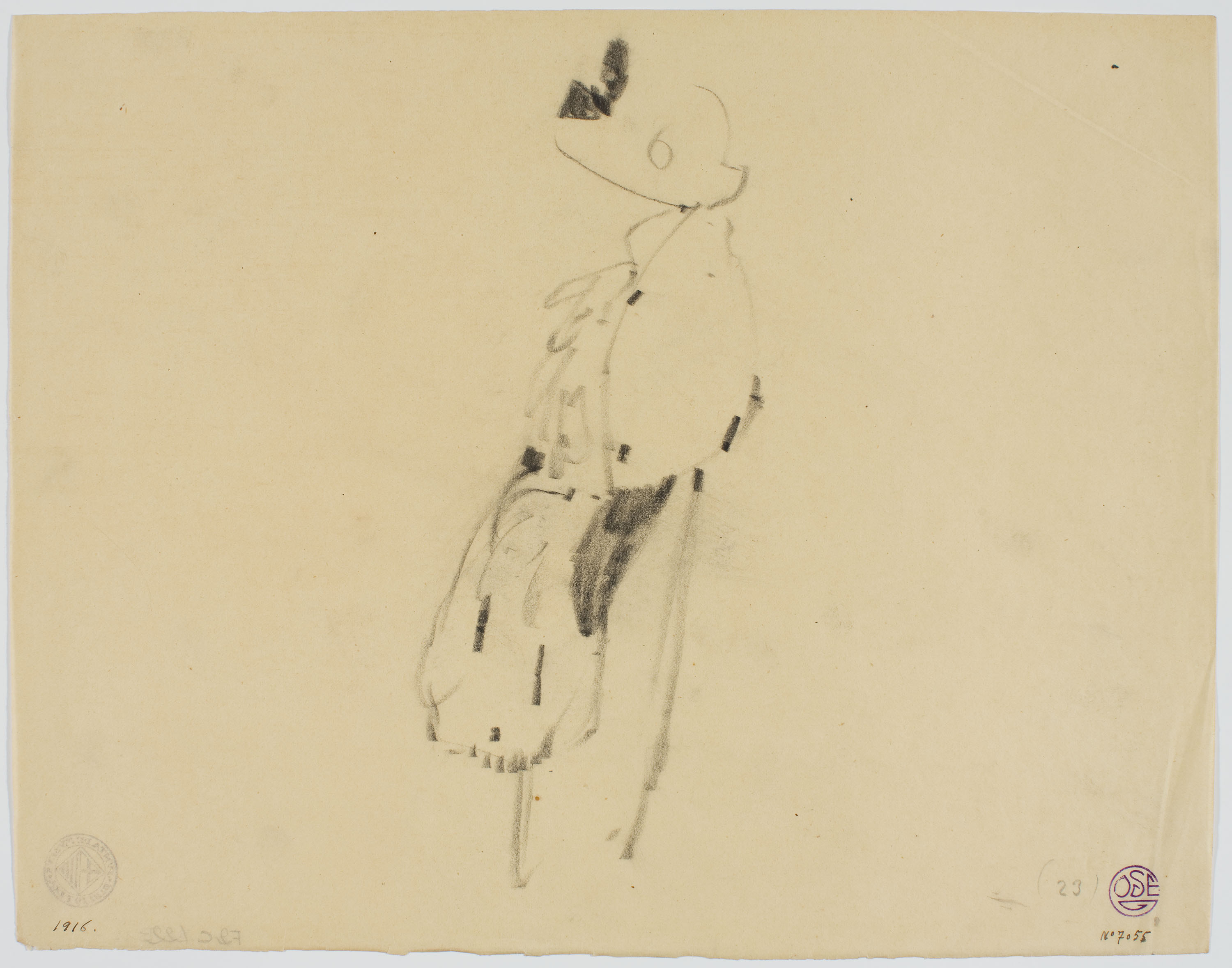 image for: Francesc Xavier Gosé - Dama de perfil - Cap a 1910