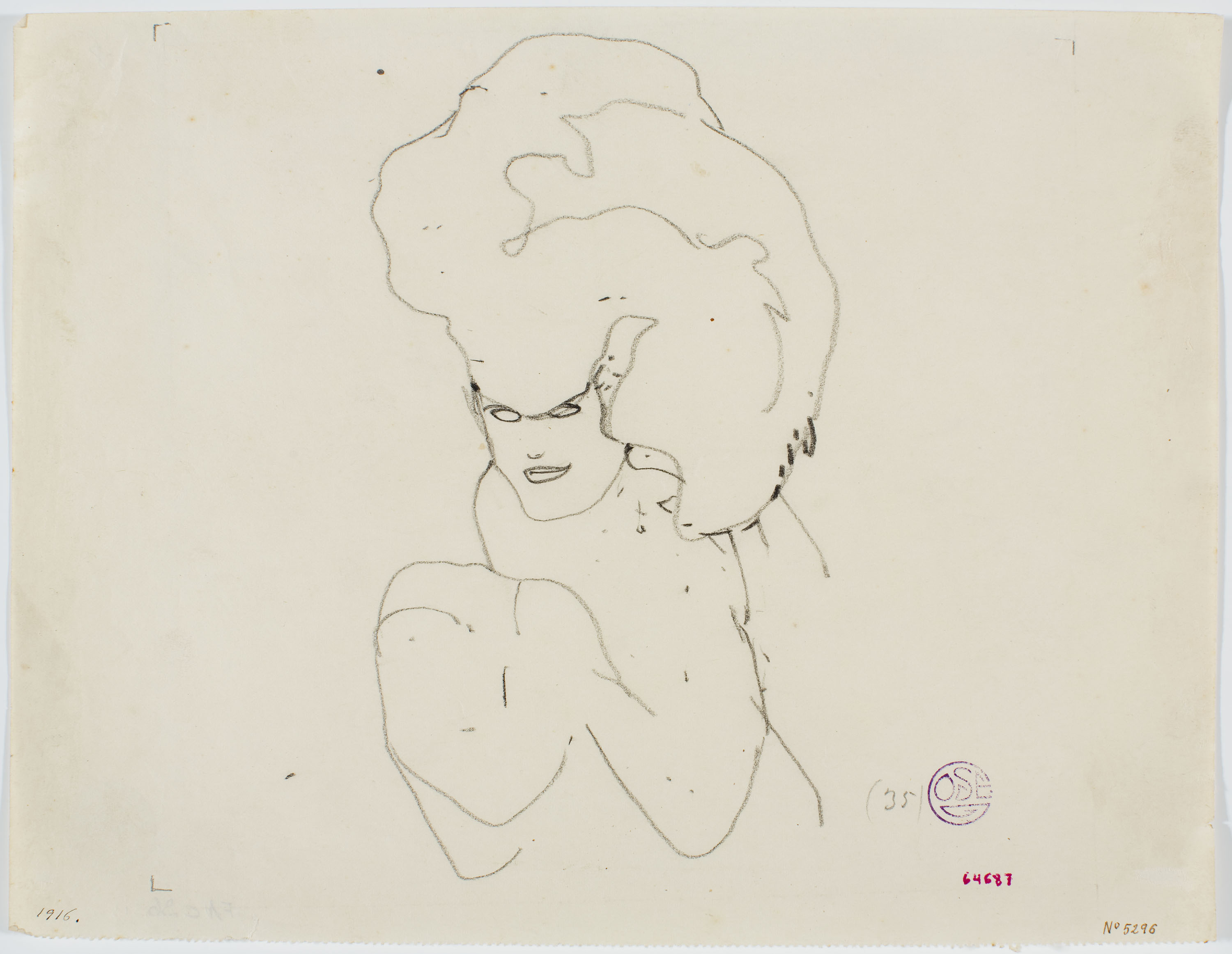 image for: Francesc Xavier Gosé - Dama de mig cos - Cap a 1912