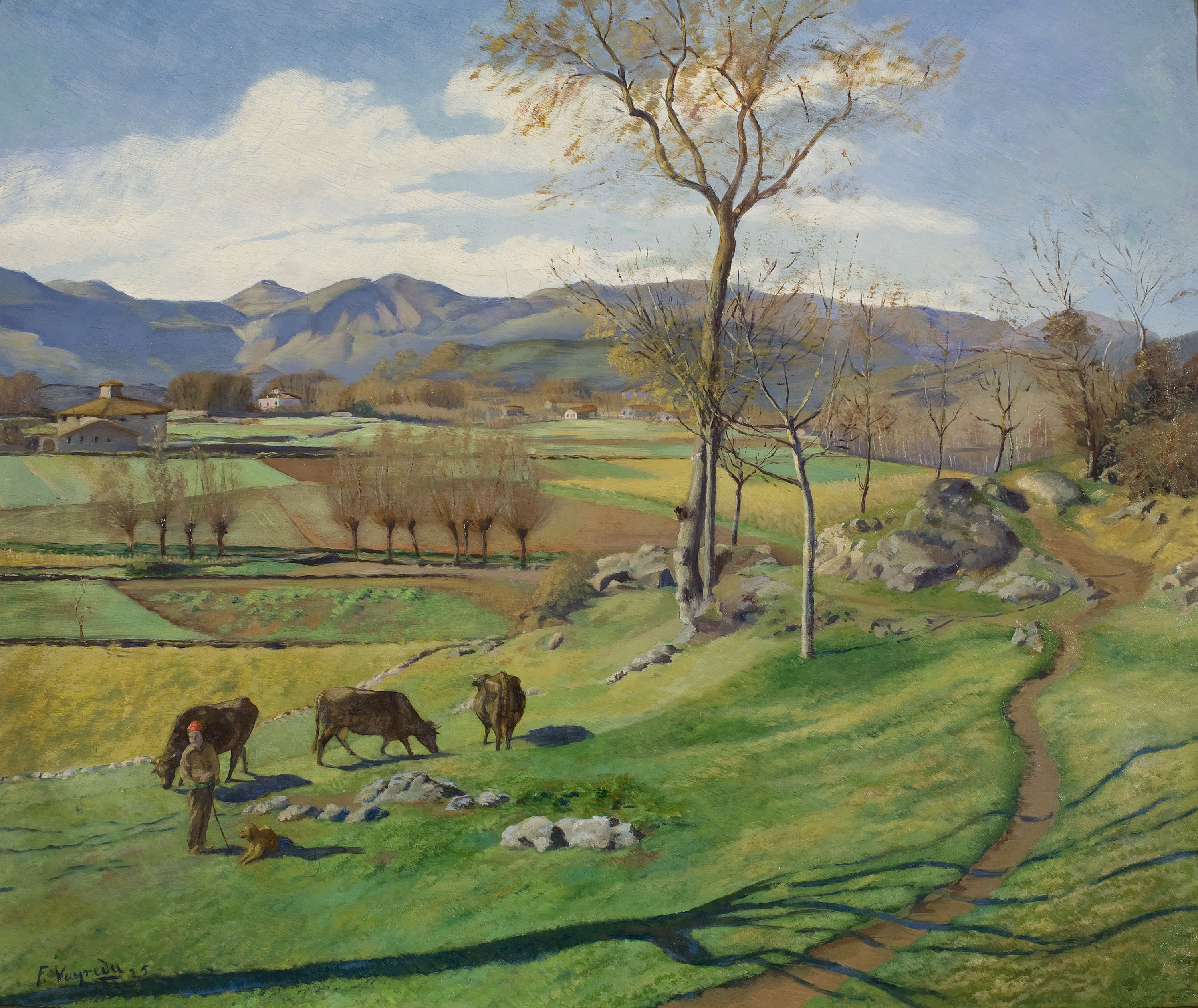 Francesc Vayreda - Sol d'hivern - 1925 image for: Francesc Vayreda - Sol d'hivern - 1925