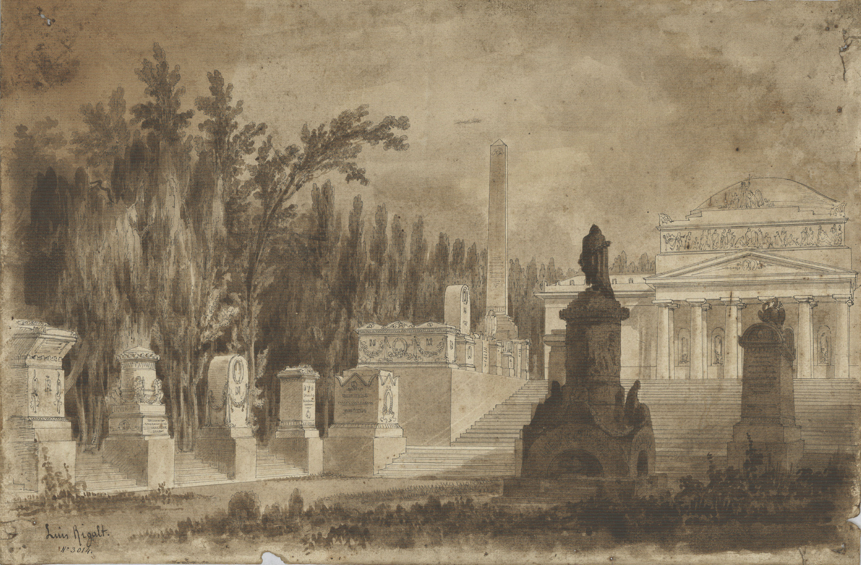 image for: Lluís Rigalt - Perspectiva monumental (escenografia) - Cap a 1840-1850