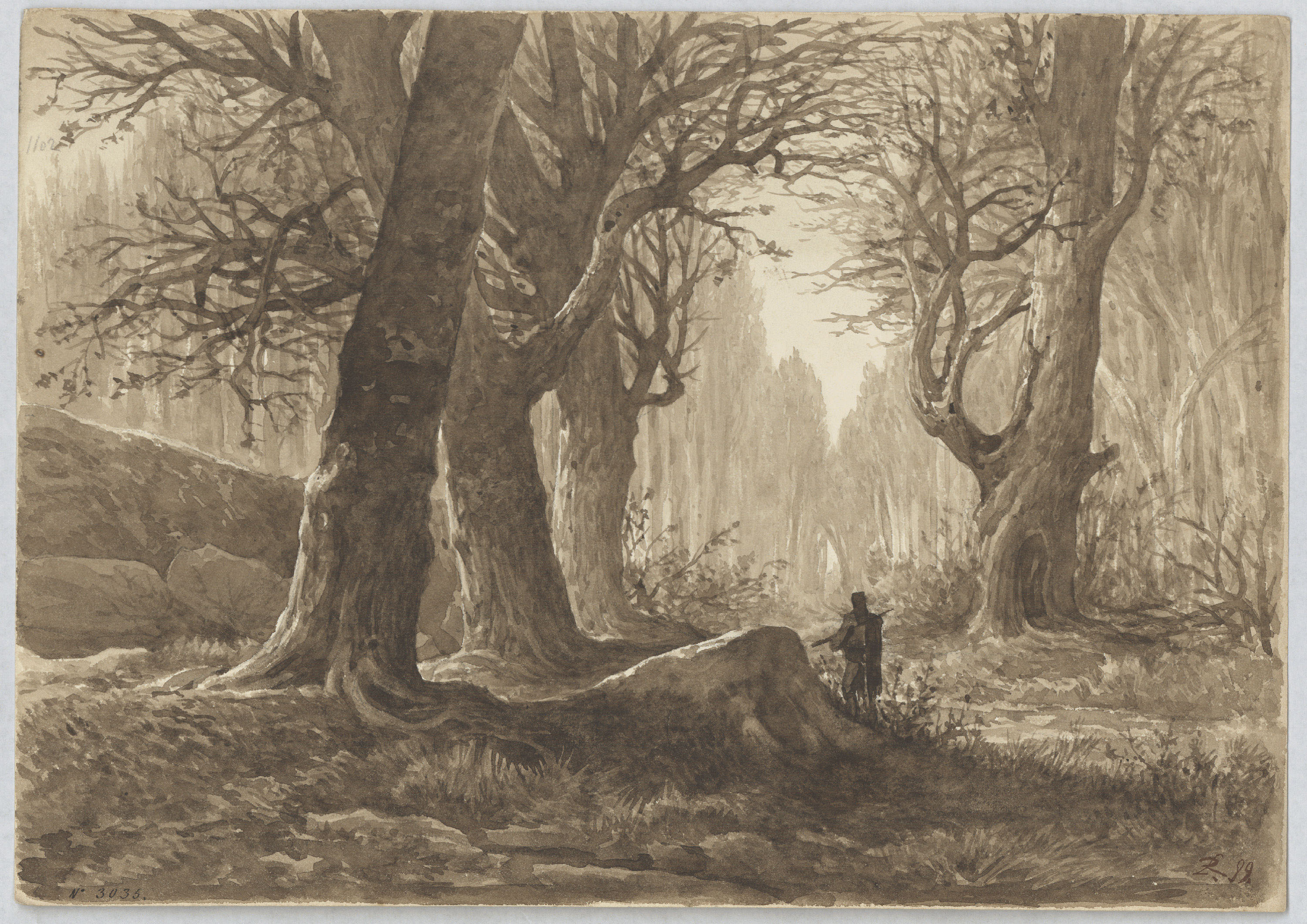 image for: Lluís Rigalt - Bosc - 1889