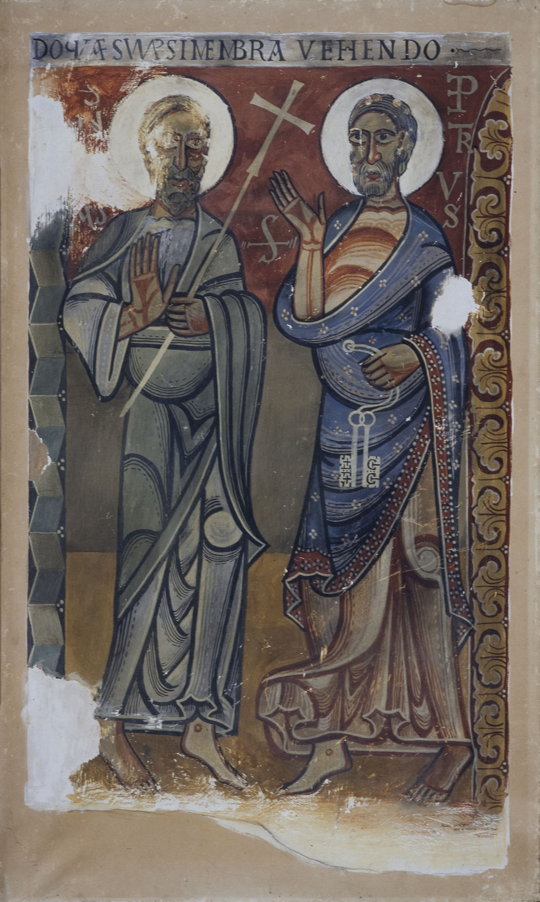 image for: Joan Vallhonrat - Reproducció de les pintures de l'absis de Sant Pere de la Seu d'Urgell. Sant Andreu i sant Pere - 1908