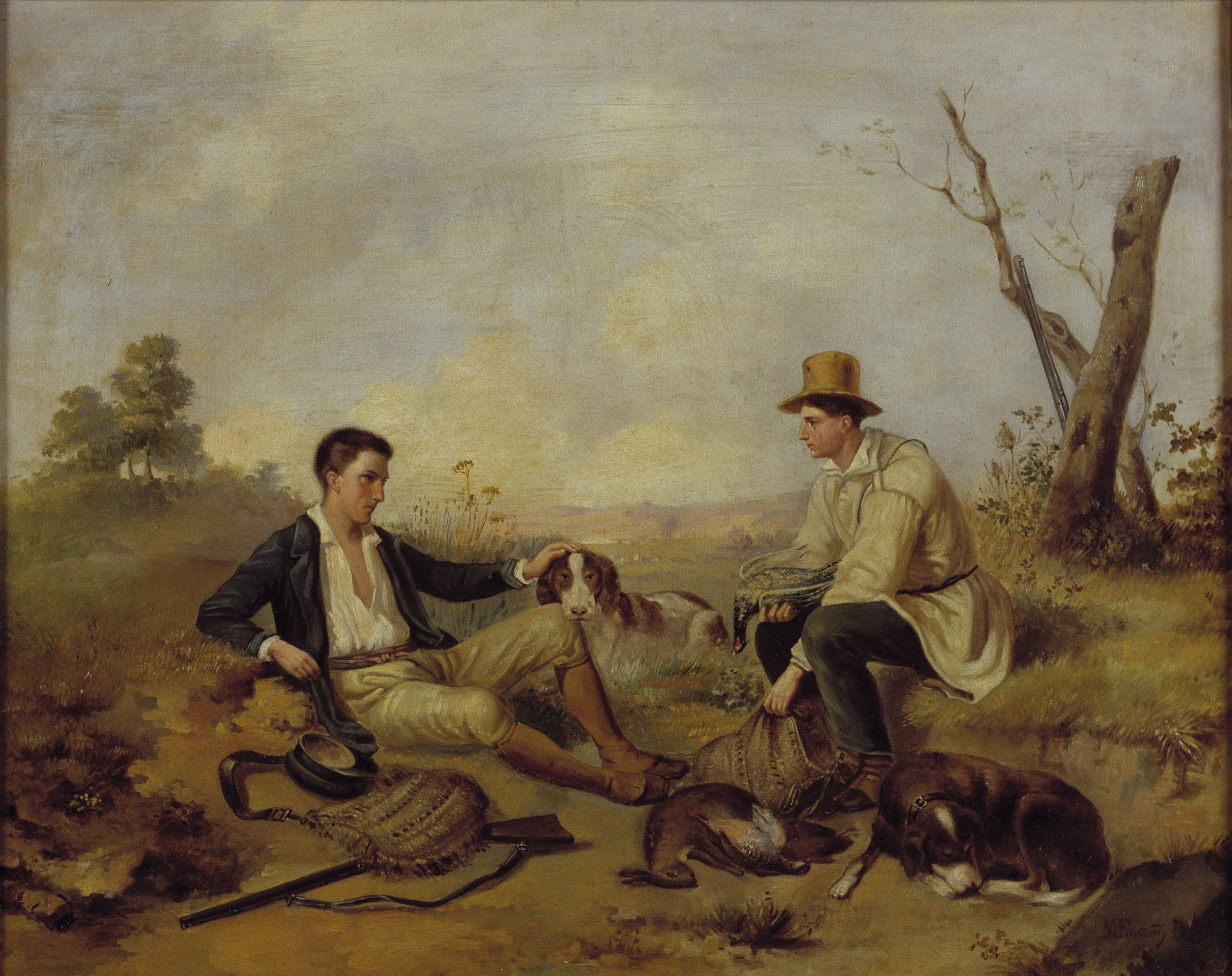 image for: Marià Fortuny - Un descans a la cacera - Barcelona, 1857