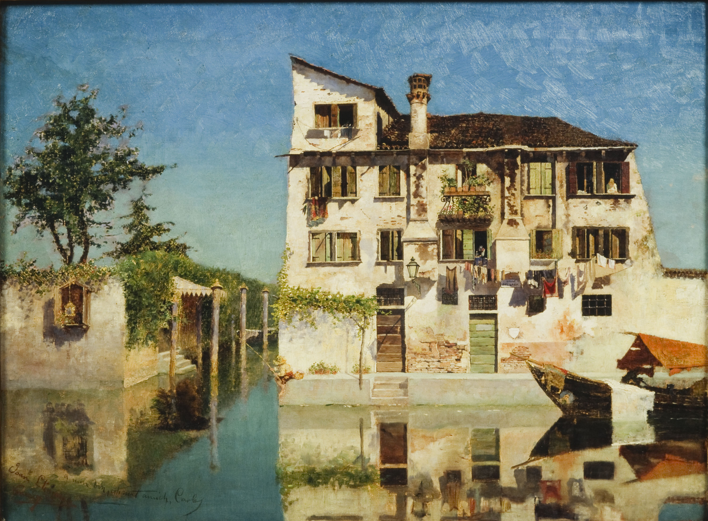 image for: Joan Llimona - Carrer Dellaba (Venècia) - 1883
