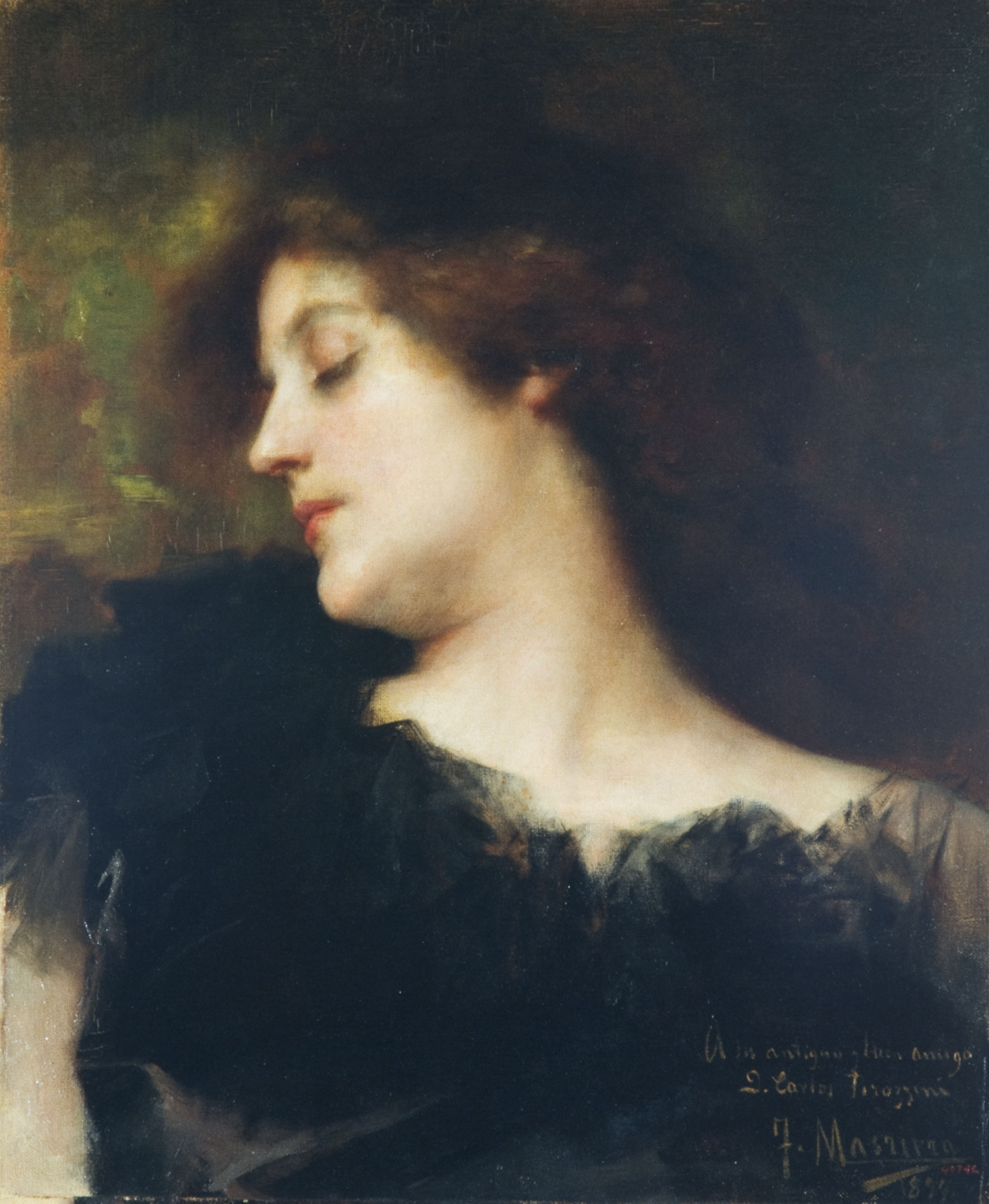 image for: Francesc Masriera - Bust de dona - 1897