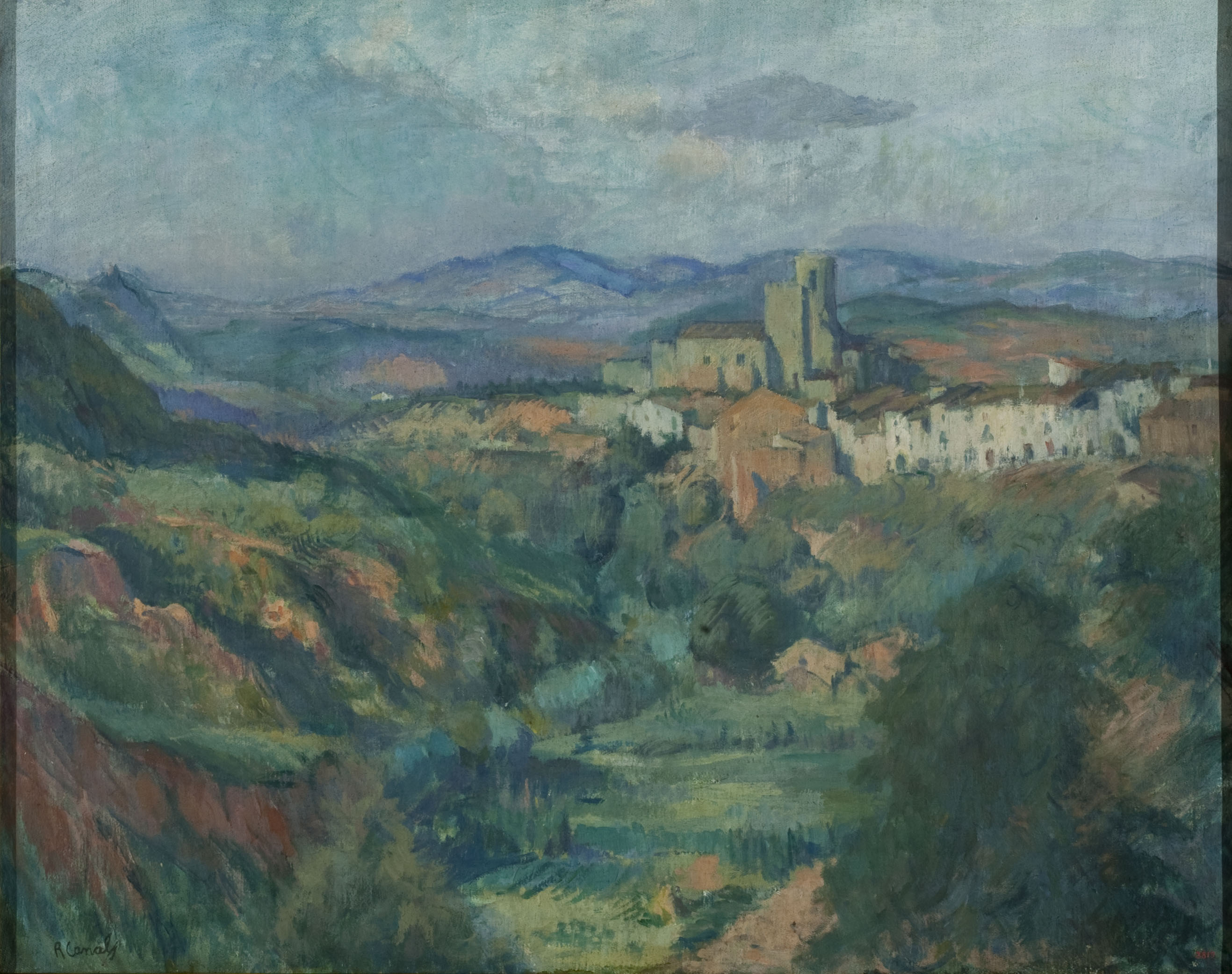 image for: Ricard Canals - Paisatge de Piera - Cap a 1917