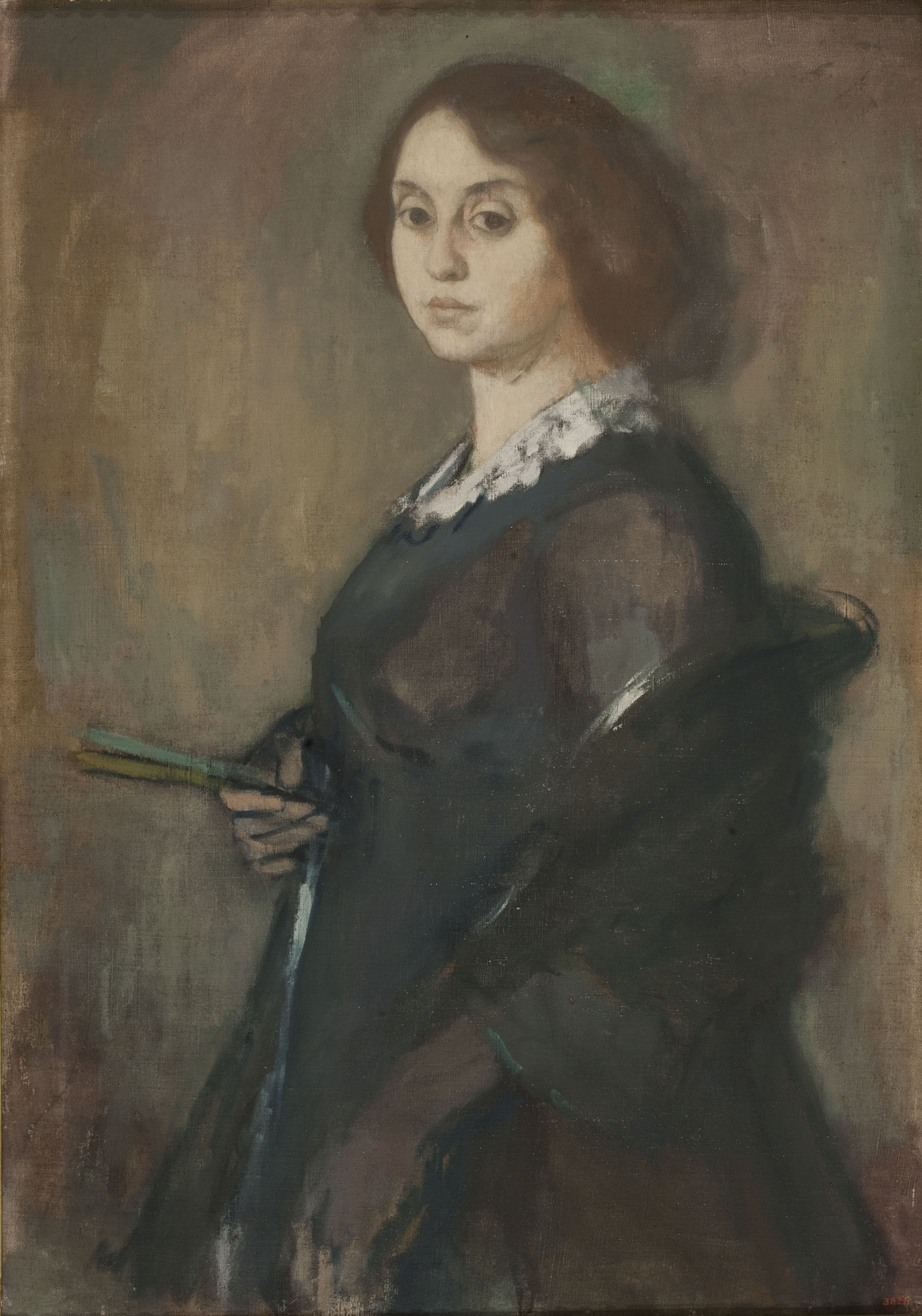 image for: Ricard Canals - Retrat de la senyora Canals - Cap a 1913