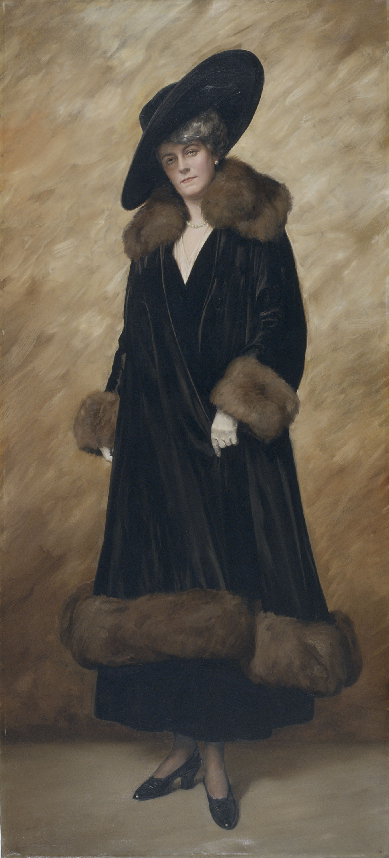 image for: Antoni Fabrés - Retrat de la senyora Luca - Roma, cap a 1919