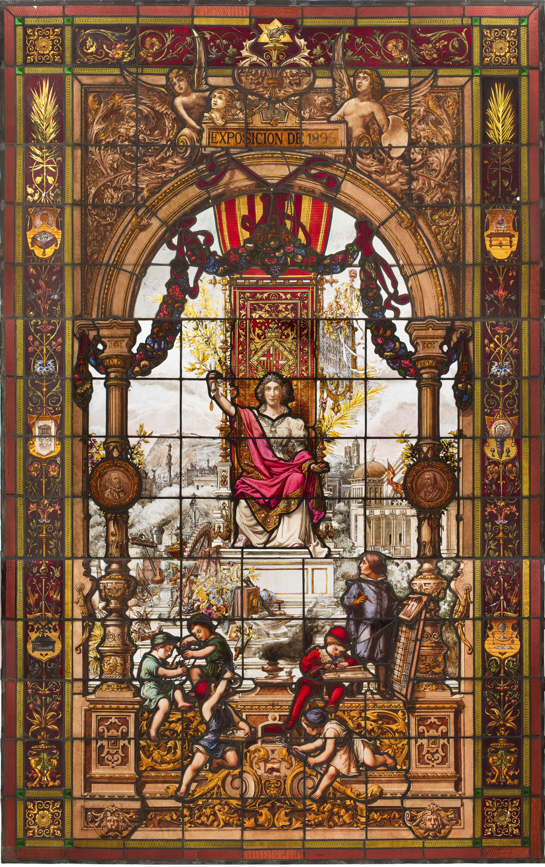 image for: A. Rigalt y Cª. Barcelona - Al·legoria de l'Exposició - 1896