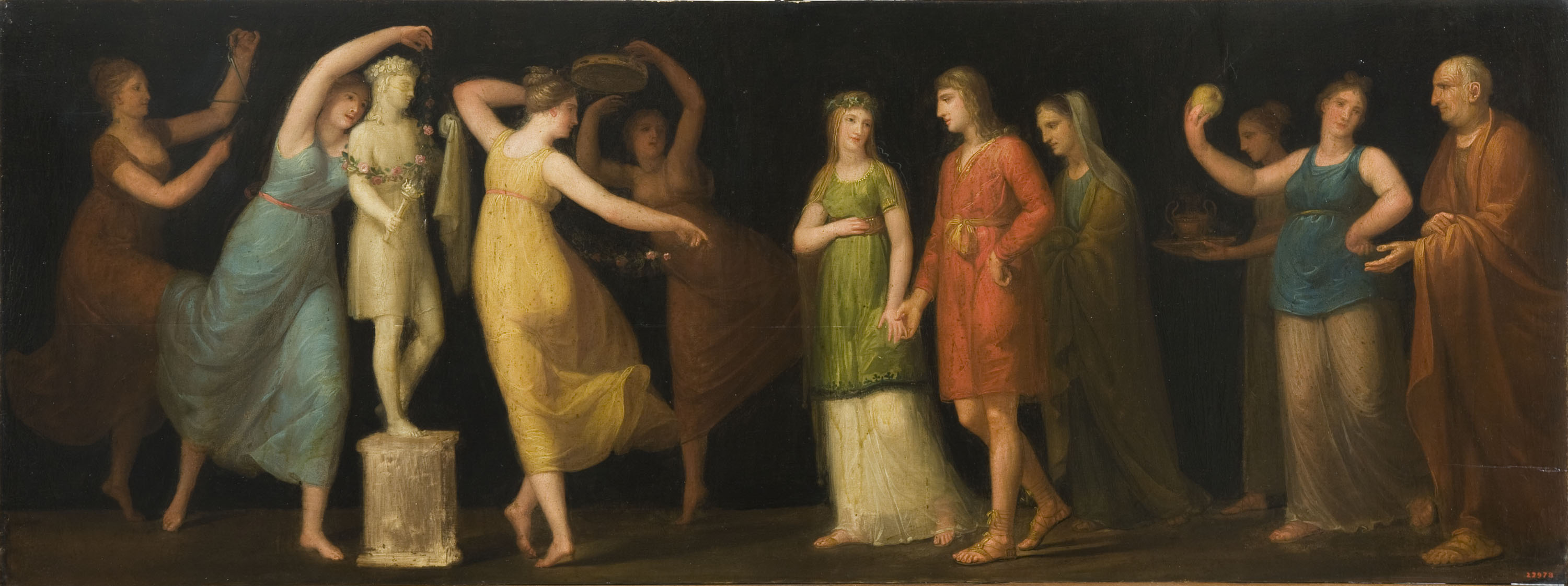 image for: Josep Bernat Flaugier - Seguici nupcial amb l'estàtua d'Himeneu - Cap a 1800-1810