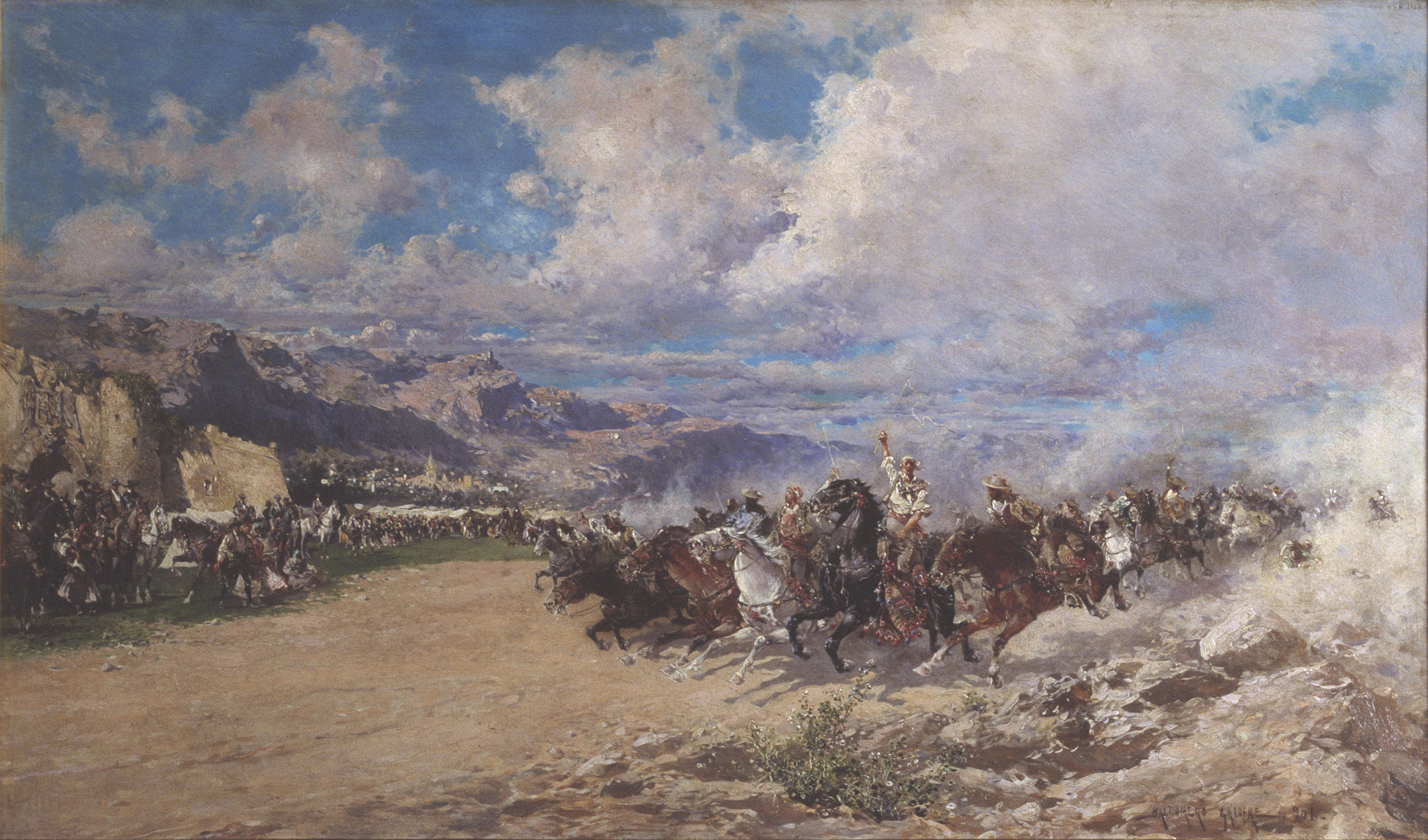 Baldomer Galofre - Carrera de cavalls - 1901 image for: Baldomer Galofre - Carrera de cavalls - 1901